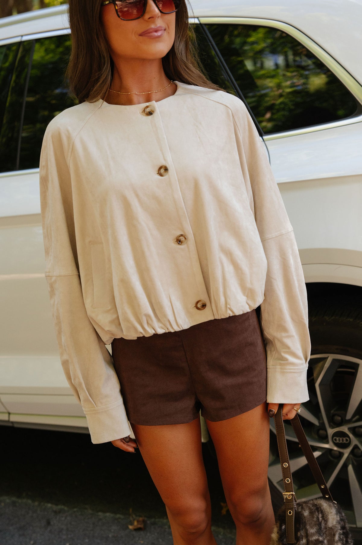 Rayne Bubble Jacket- Bone