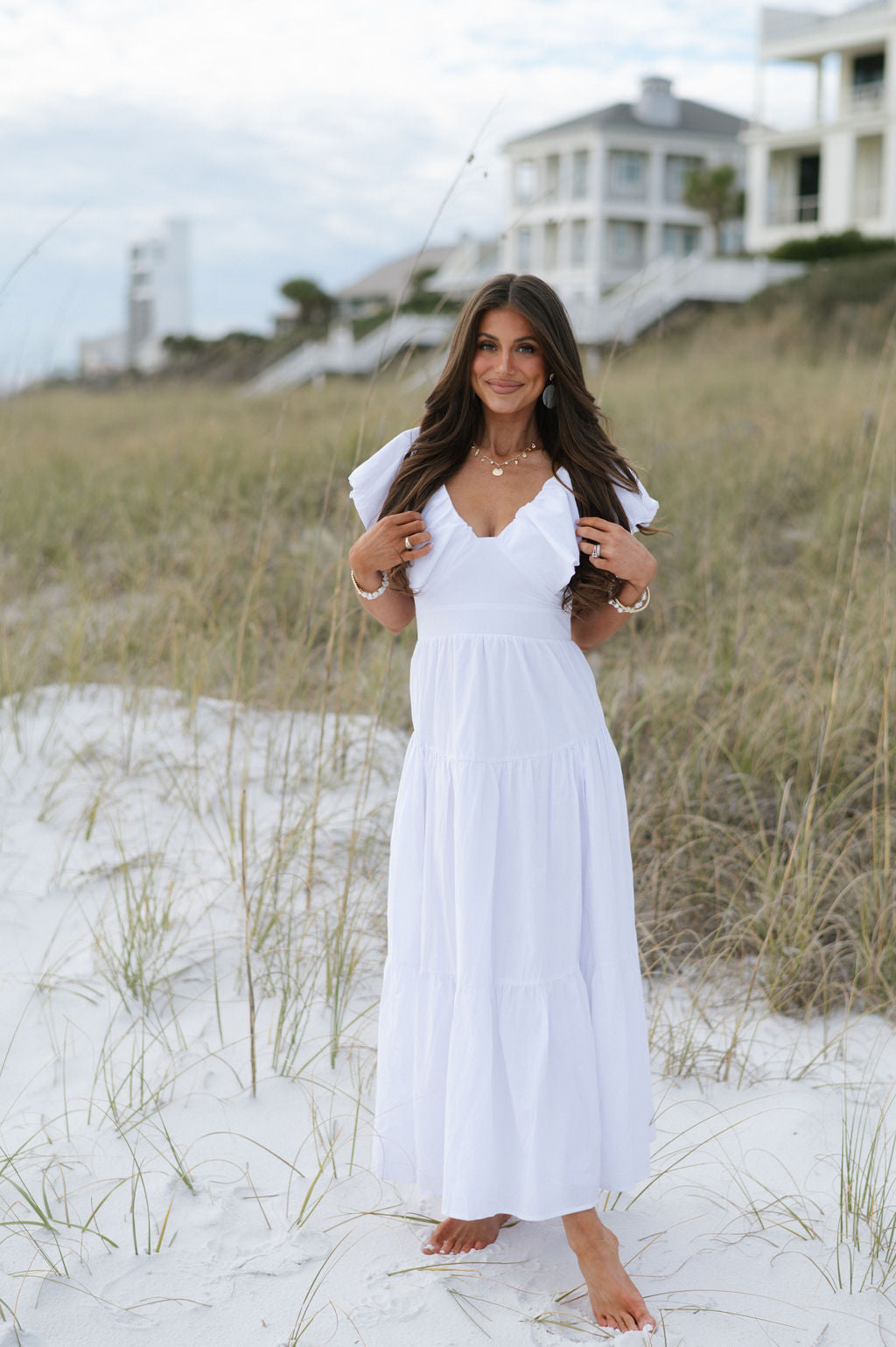 Finley Maxi Dress- Off White