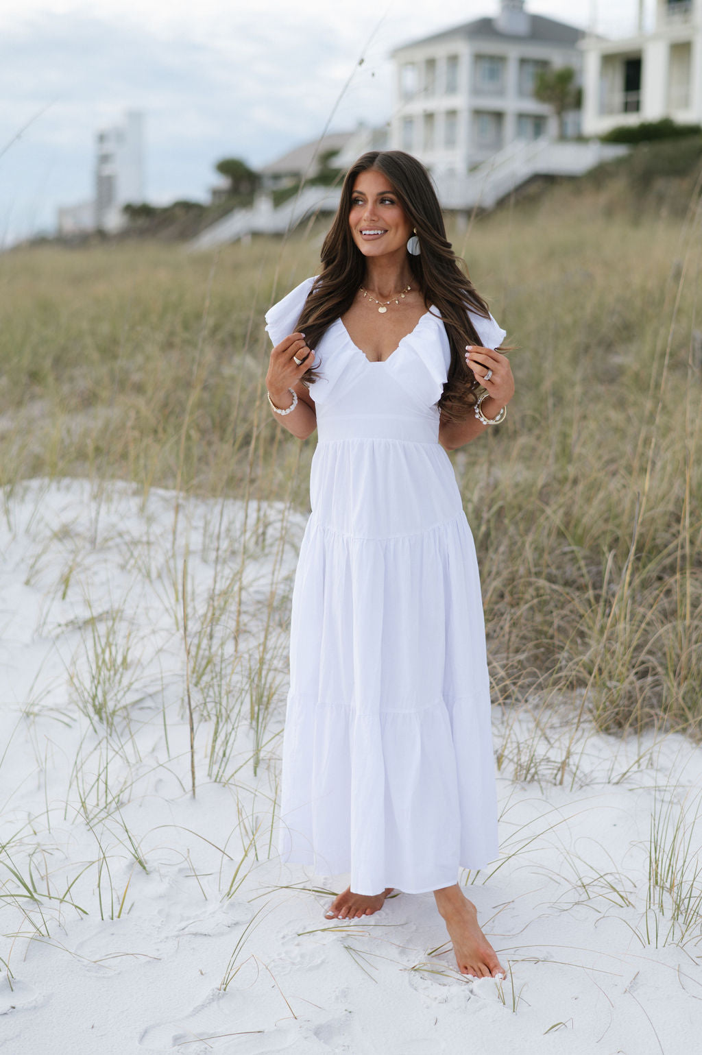 Finley Maxi Dress- Off White