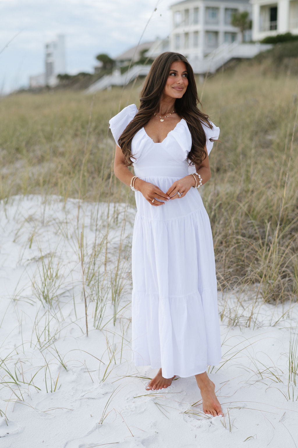 Finley Maxi Dress- Off White