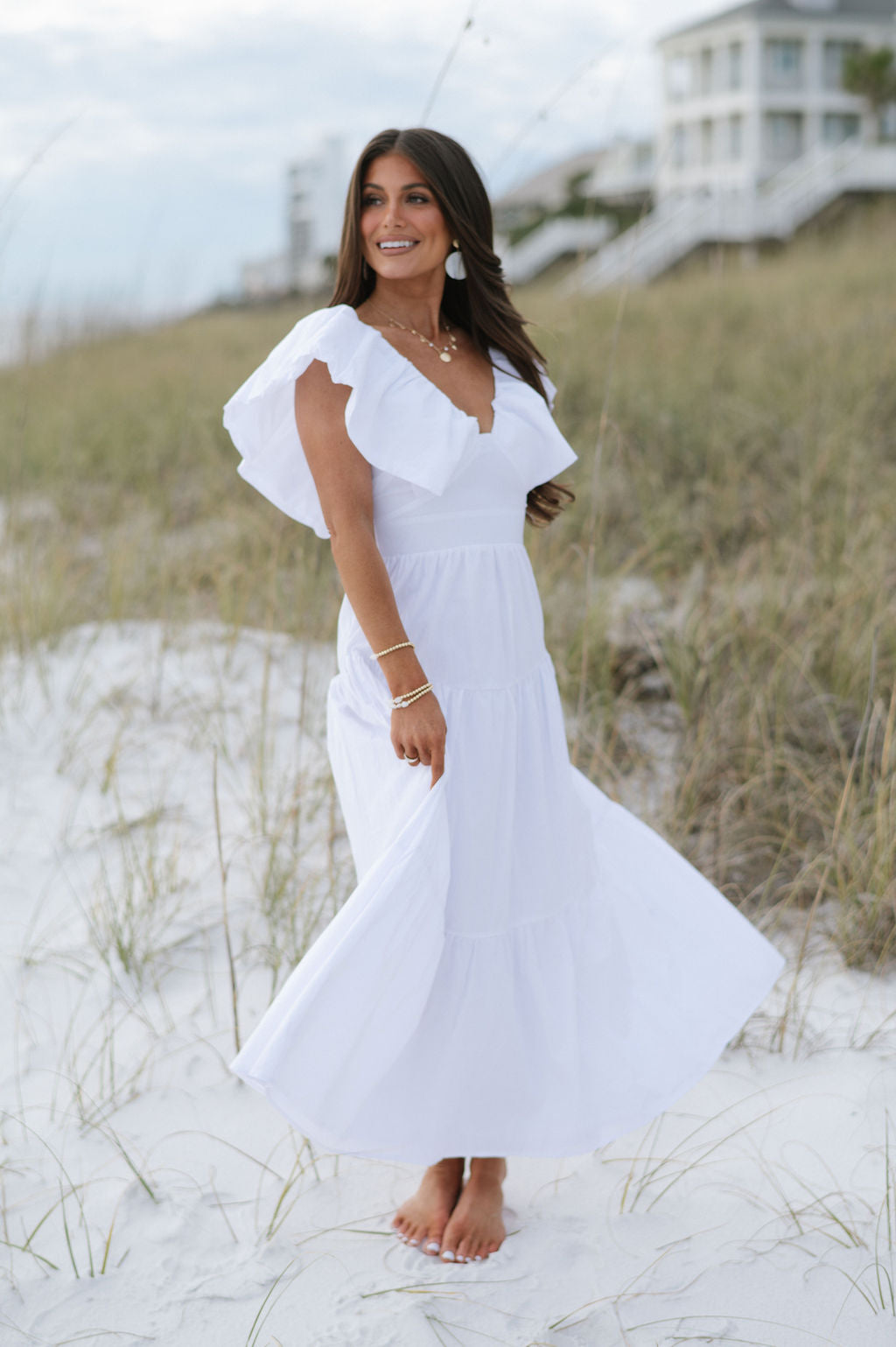 Finley Maxi Dress- Off White