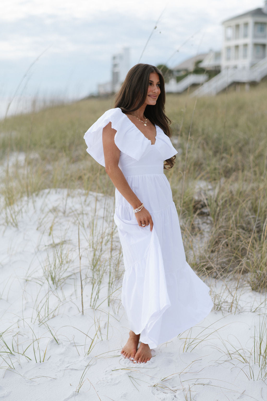 Finley Maxi Dress- Off White