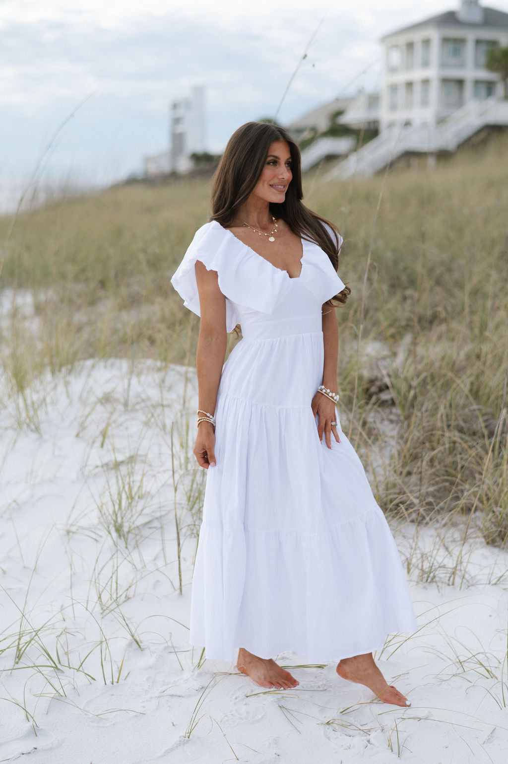 Finley Maxi Dress- Off White