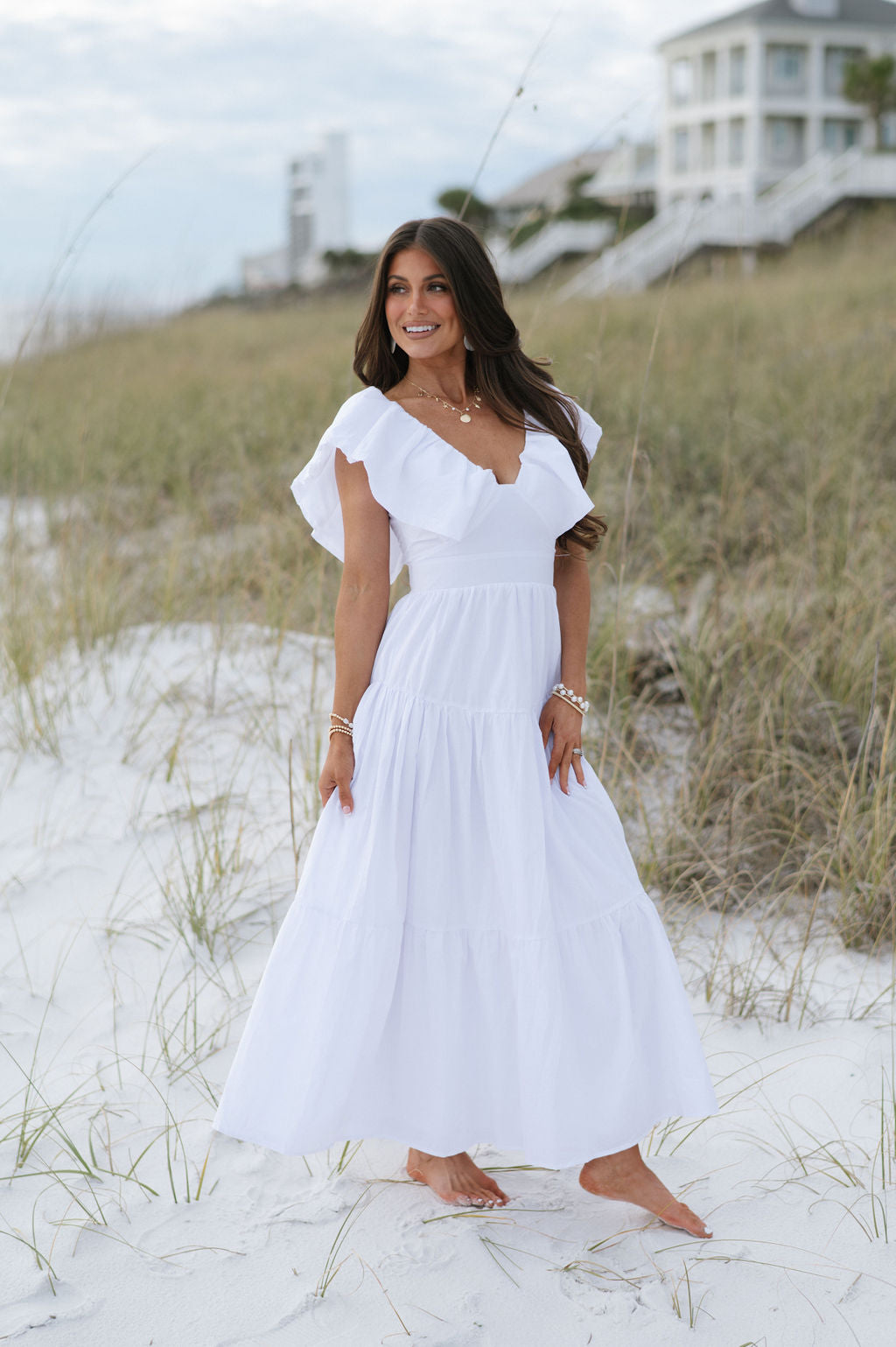 Finley Maxi Dress- Off White