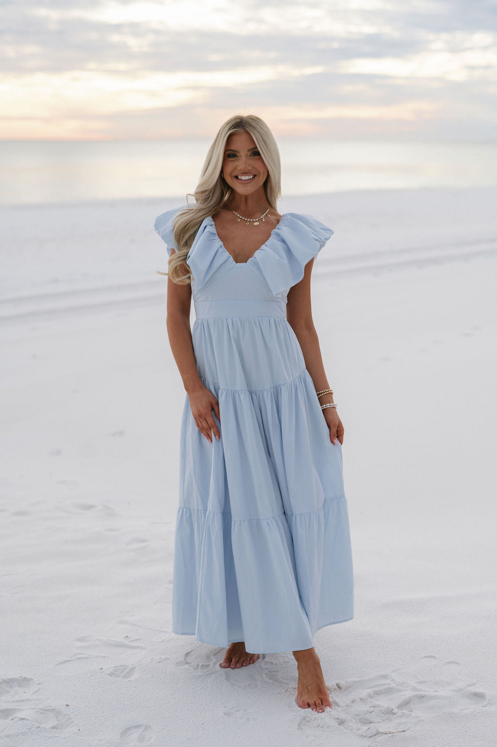 Finley Maxi Dress- Blue