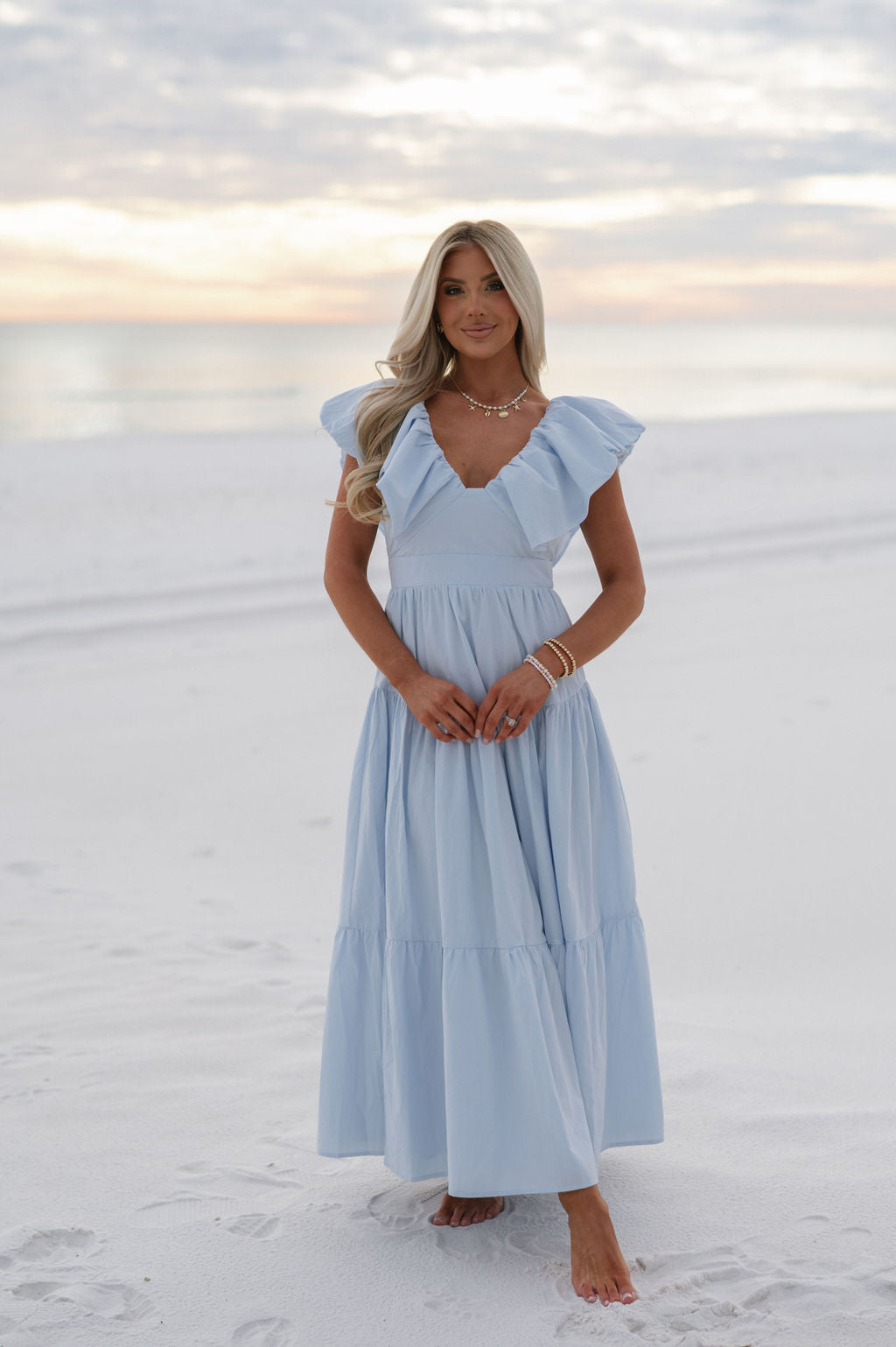 Finley Maxi Dress- Blue