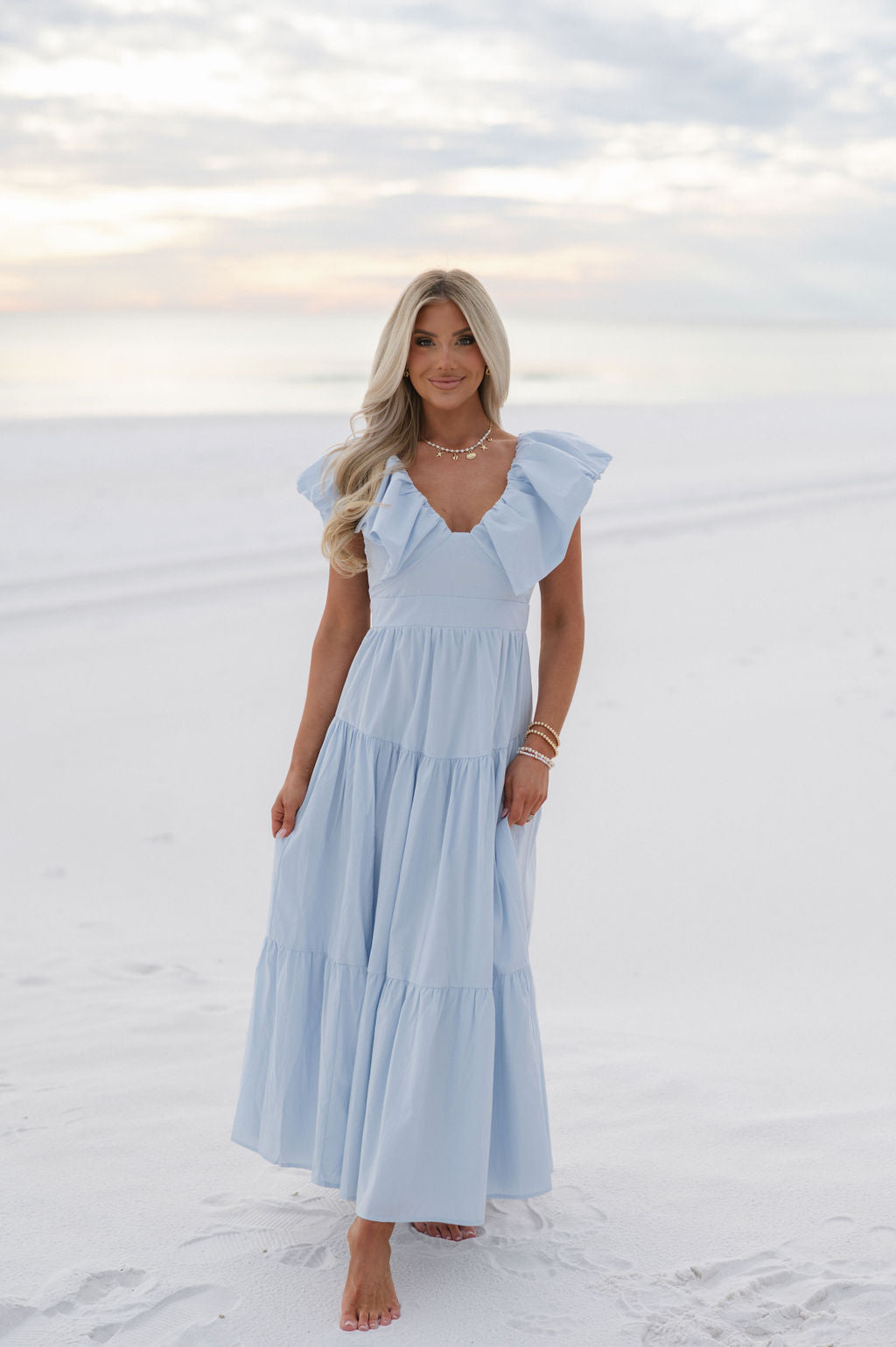 Finley Maxi Dress- Blue