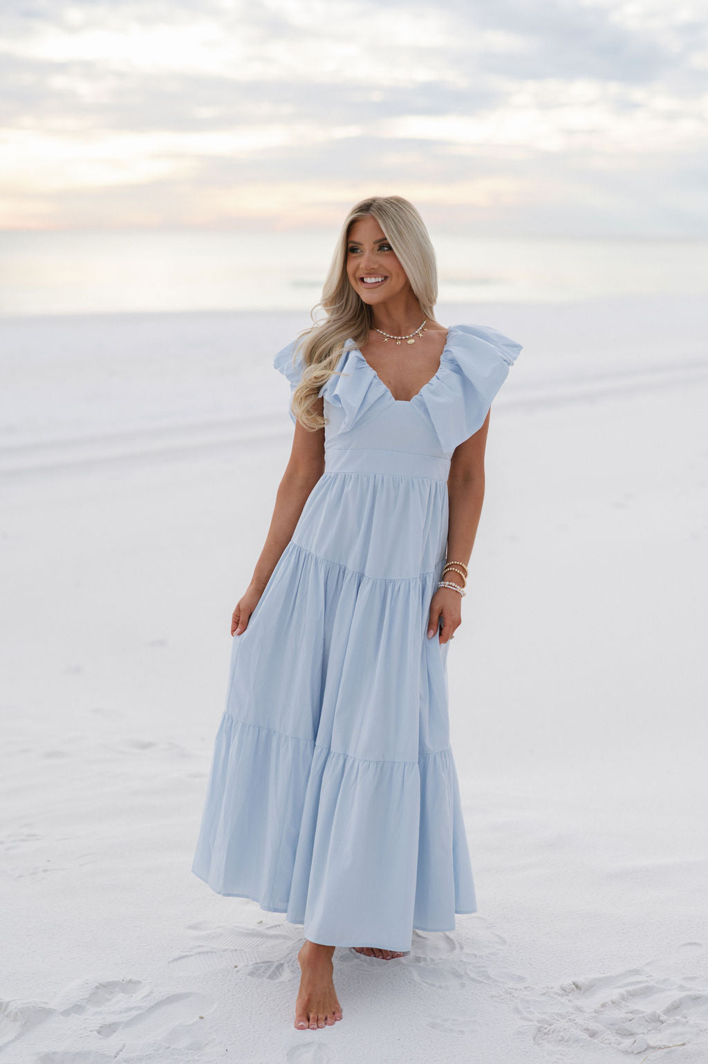 Finley Maxi Dress- Blue