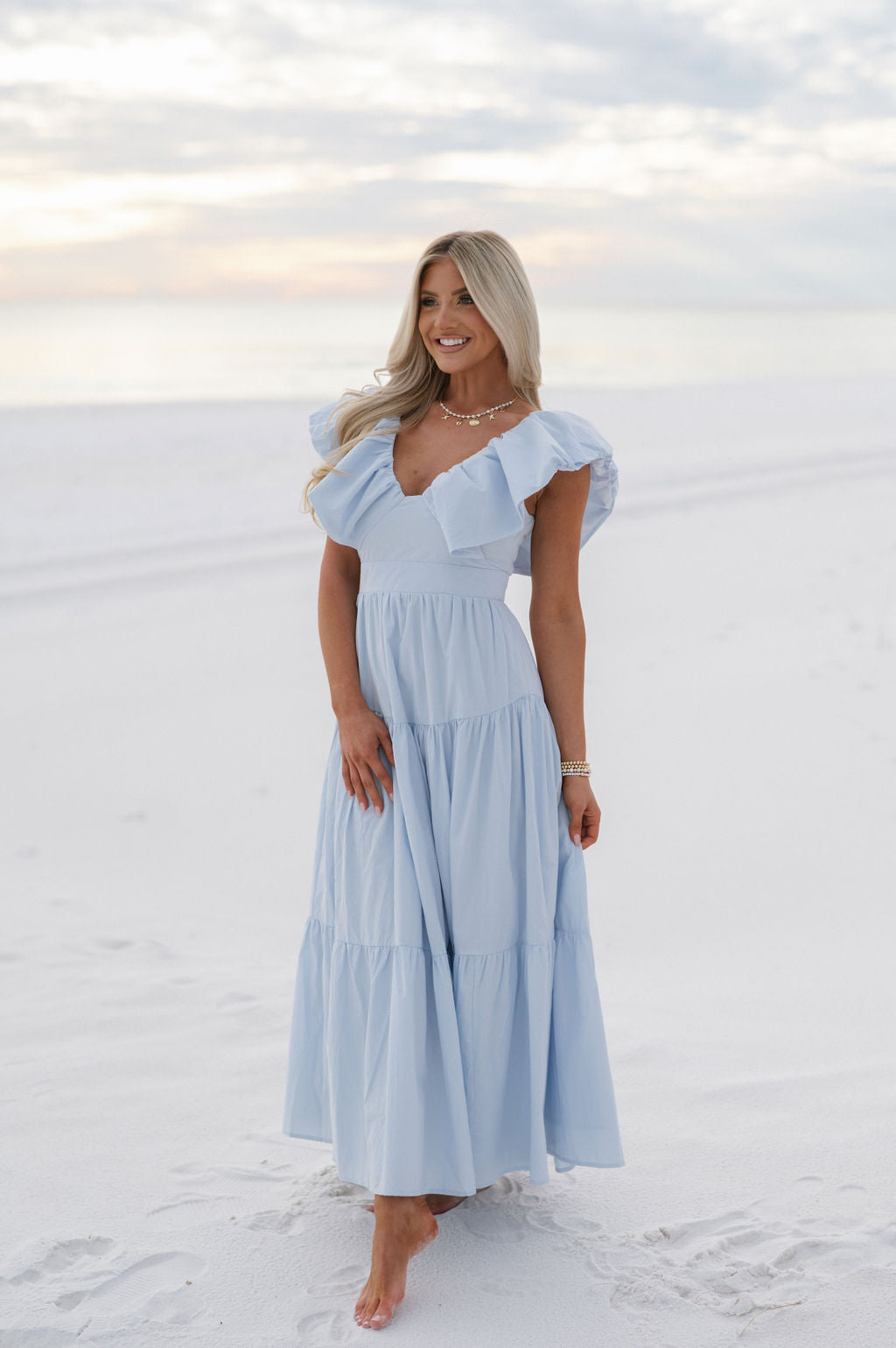 Finley Maxi Dress- Blue