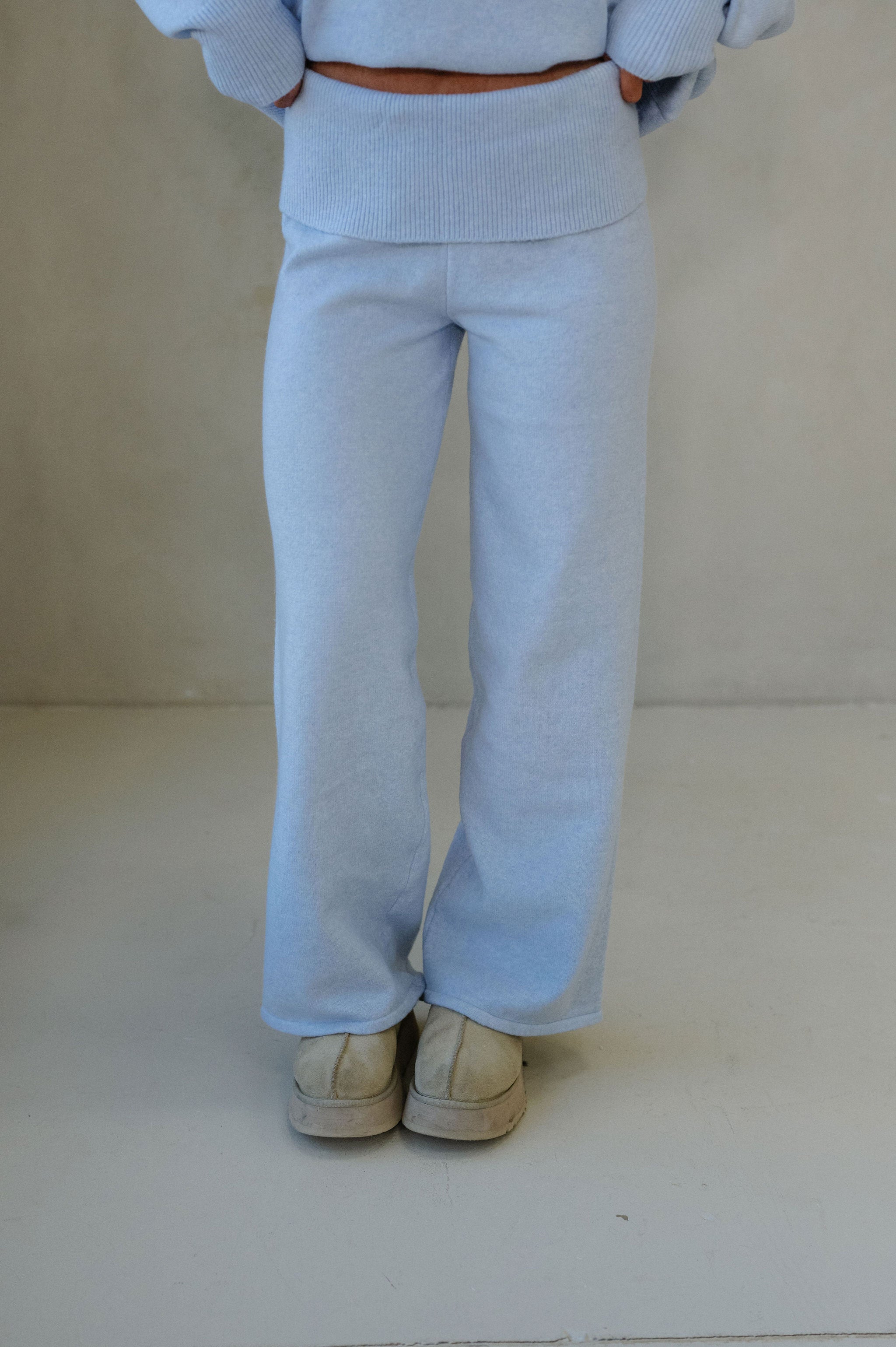 Langley Sweater Pants Set-Light Blue