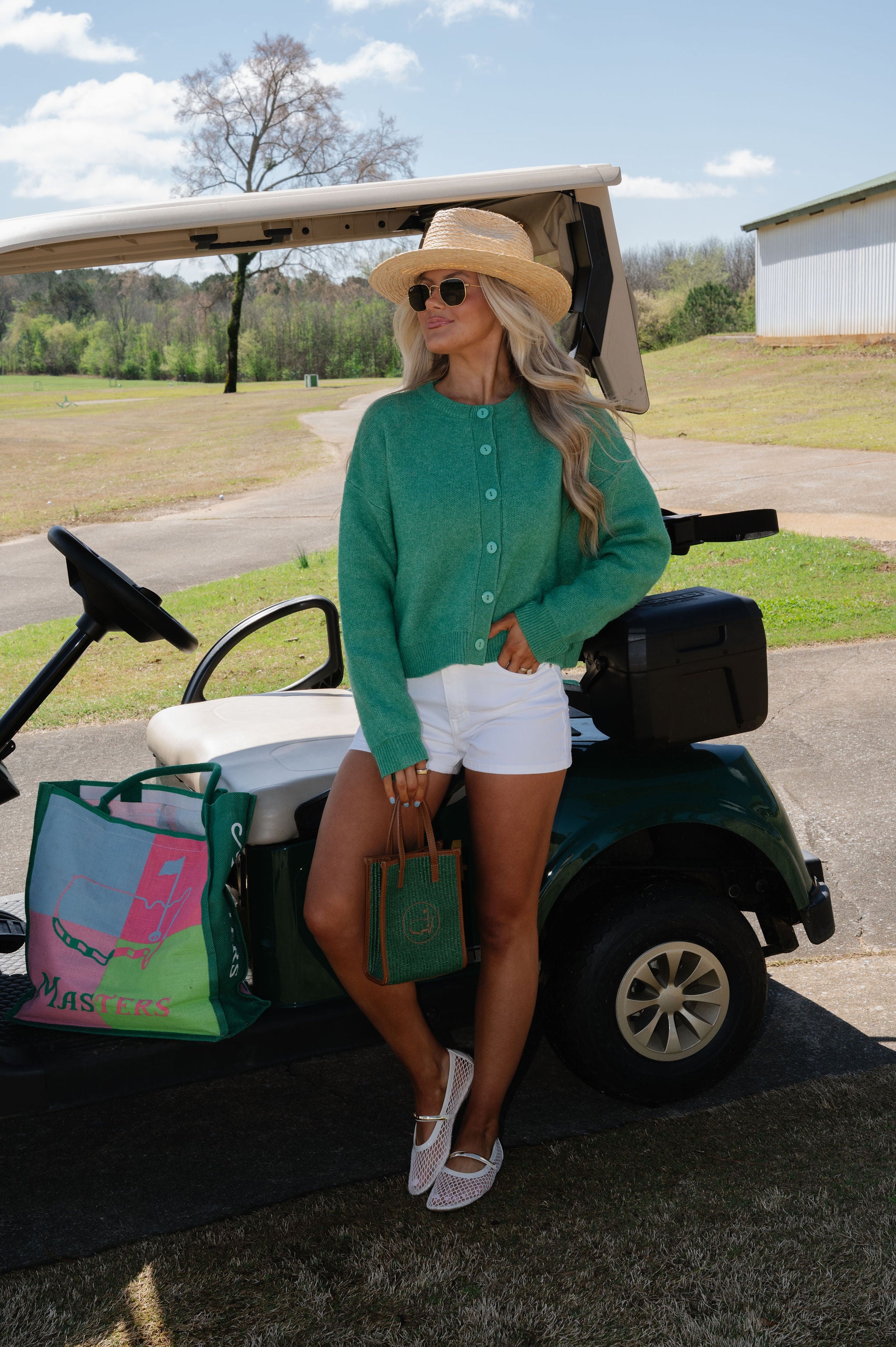 Daily Cardigan-Kelly Green