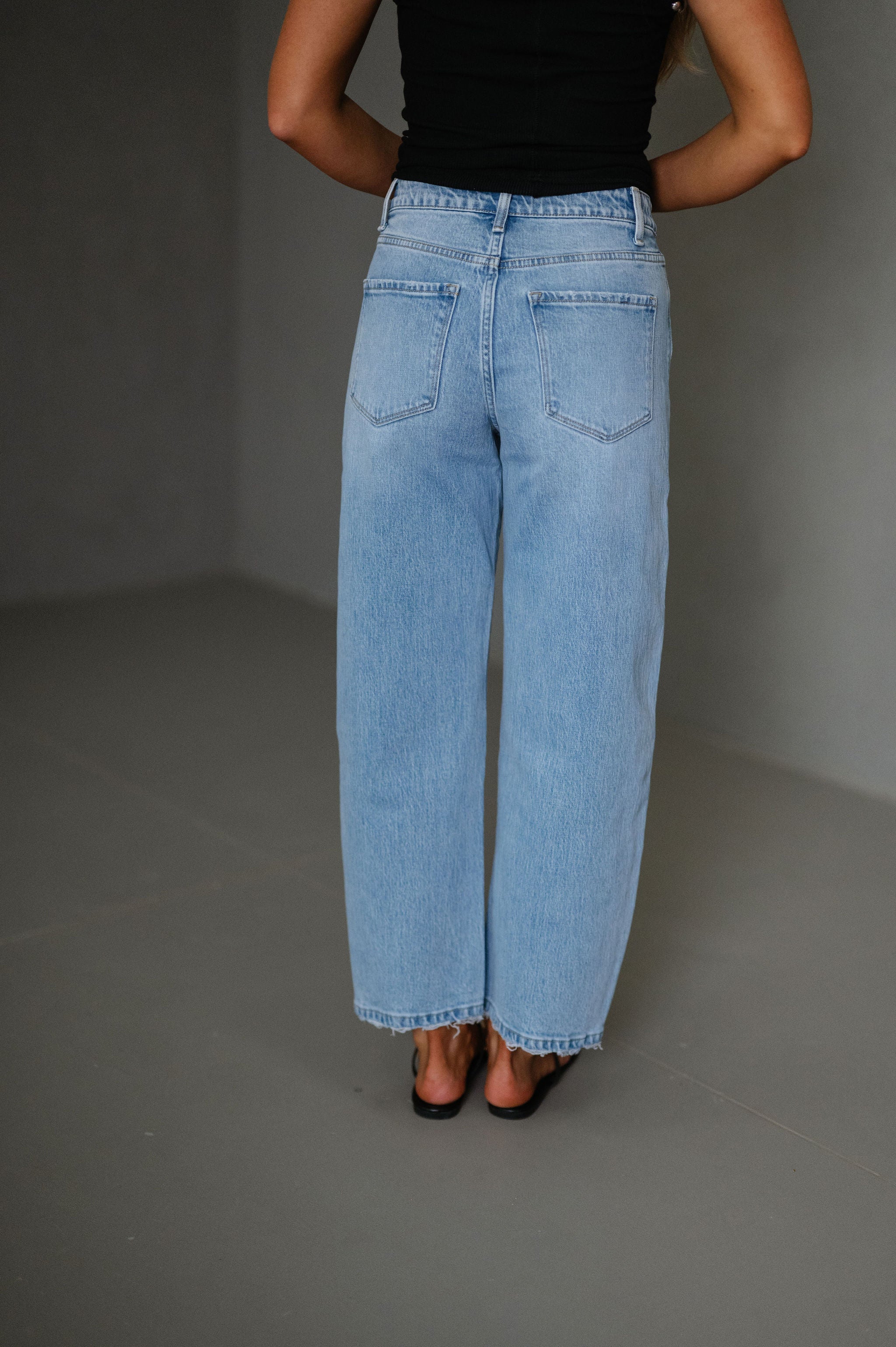 Harley High Rise Barrel Jeans