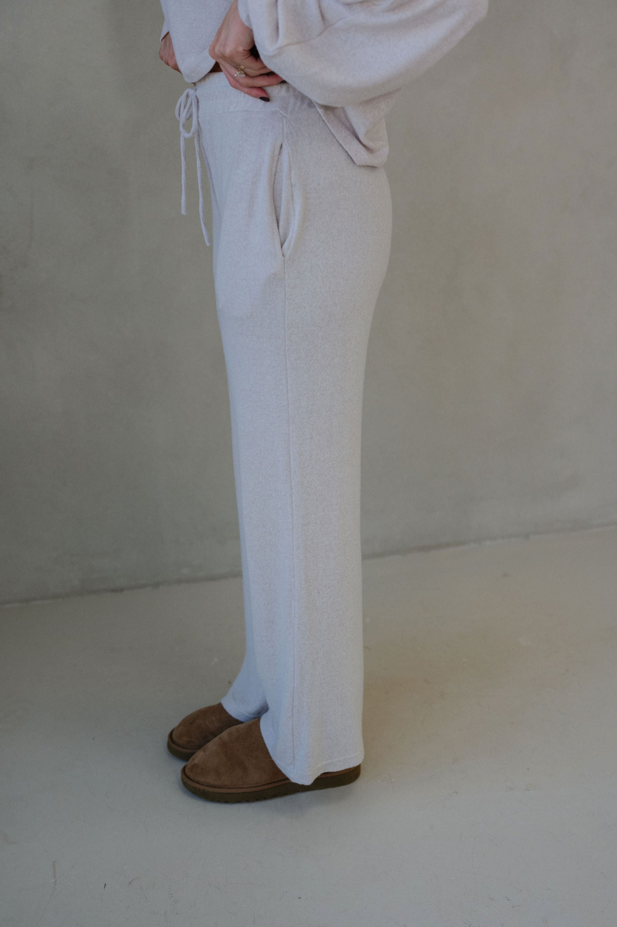 Lexi Pajama Set-Beige