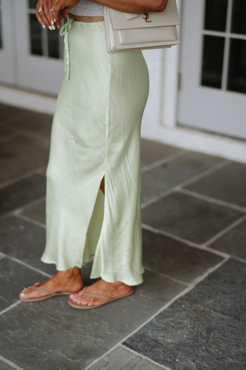Rory Maxi Skirt-Honeydew