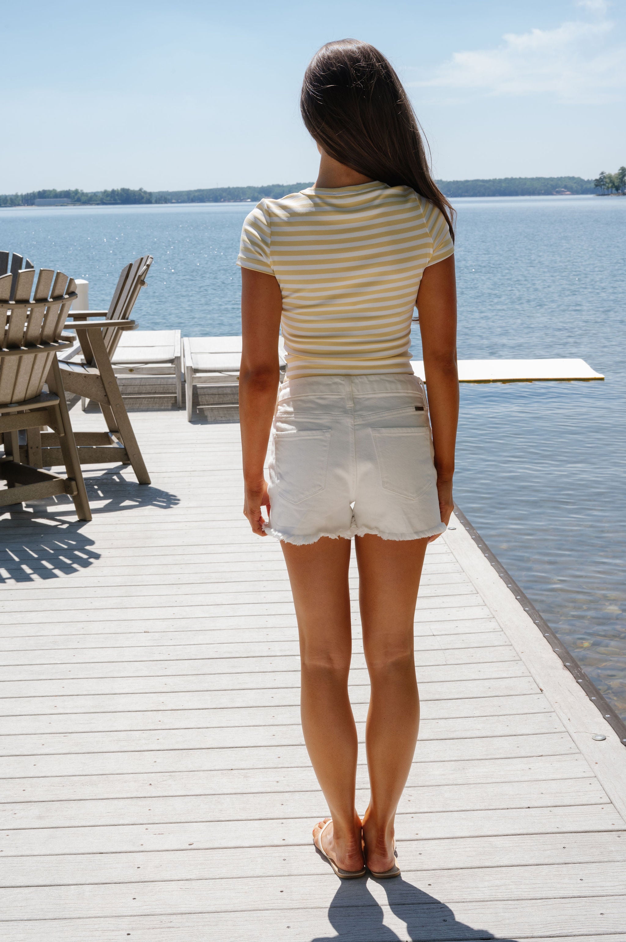 Zandra Lobster Beaded Tee-Yellow Multi