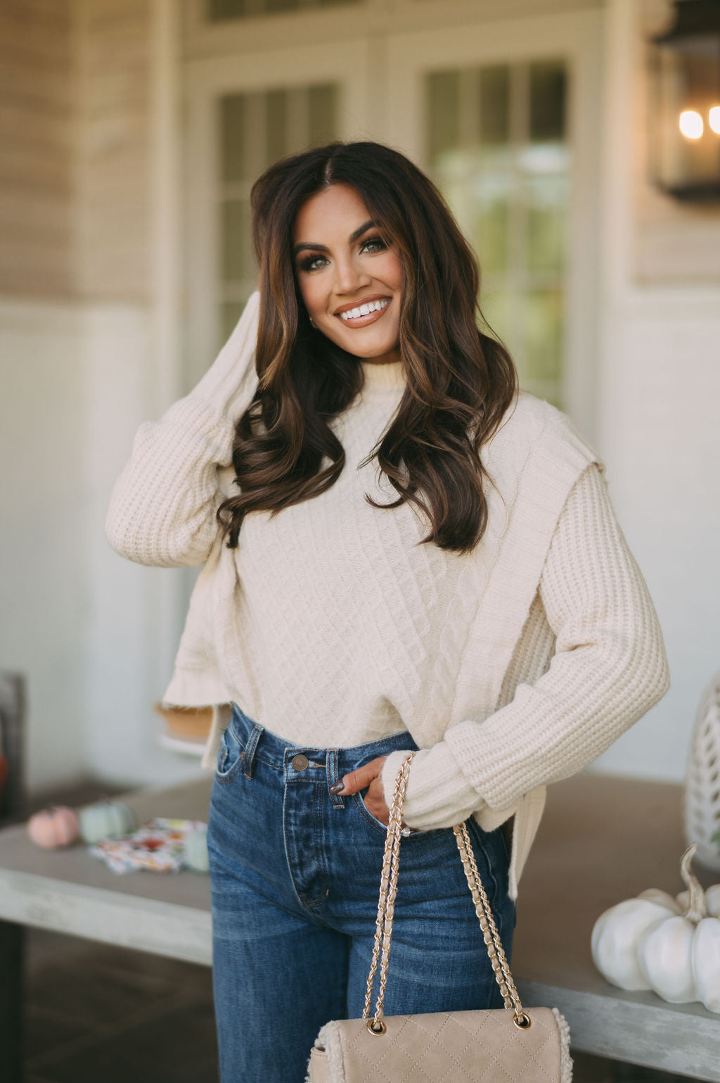 Hutton Oversized Sweater Vest - – Miss Scarlett Boutique