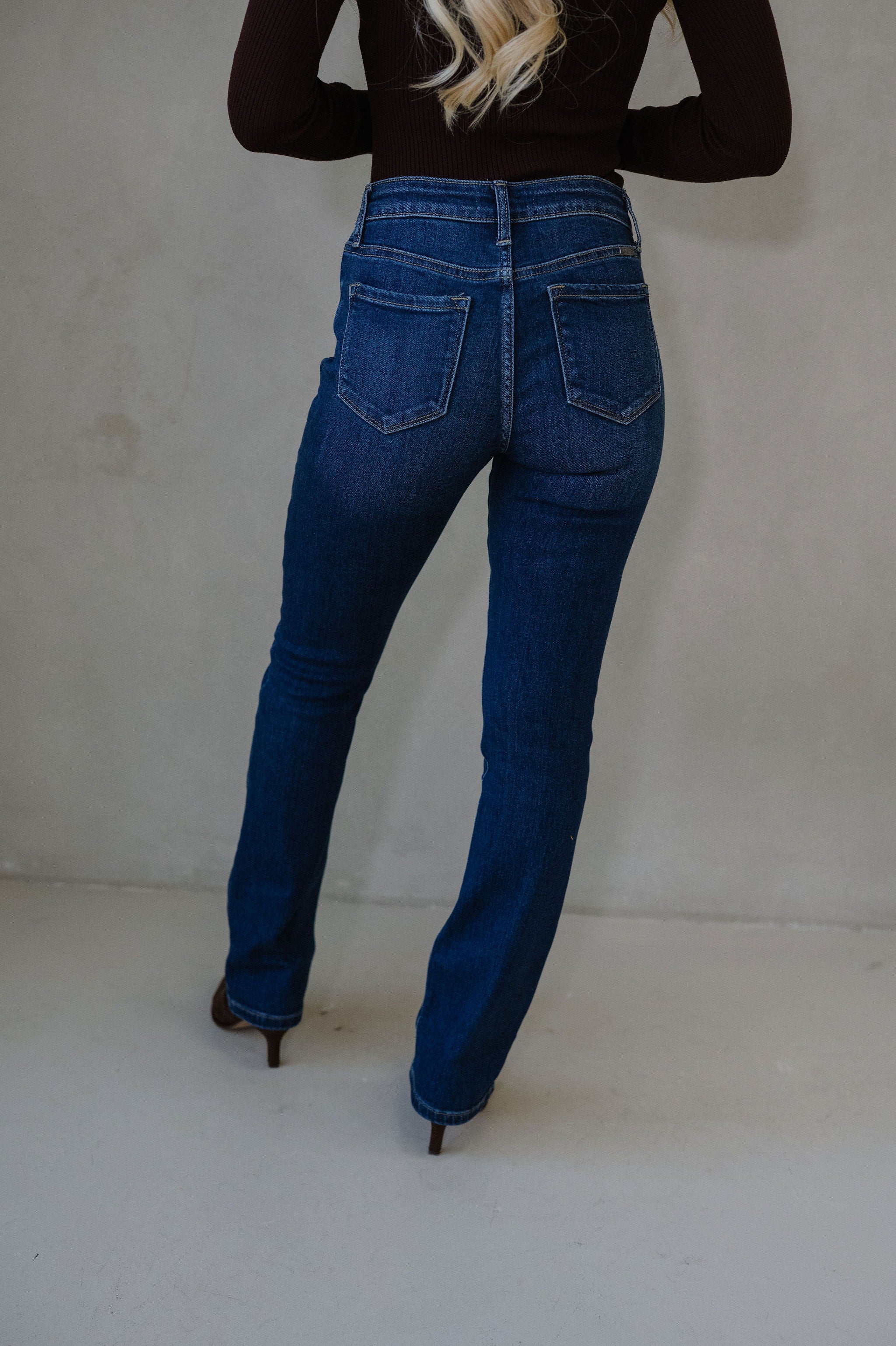 Jovie Bootcut Jeans-Dark