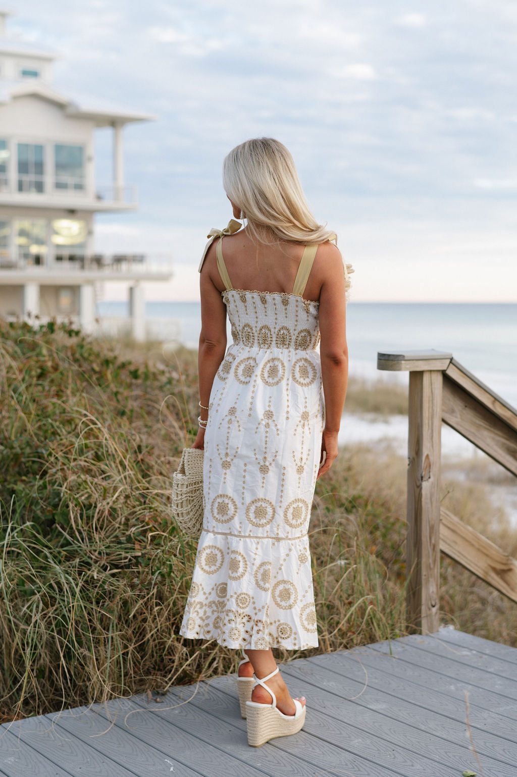 Carter Maxi Dress-White