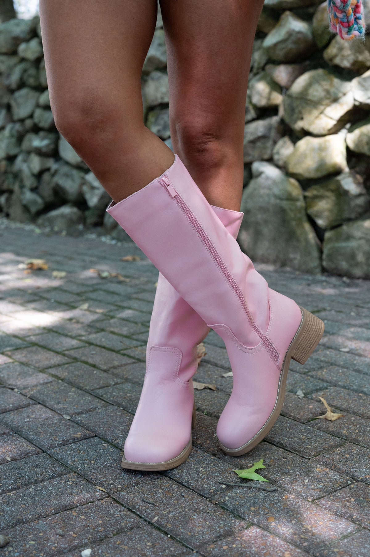 Tall Riding Boots-Pink