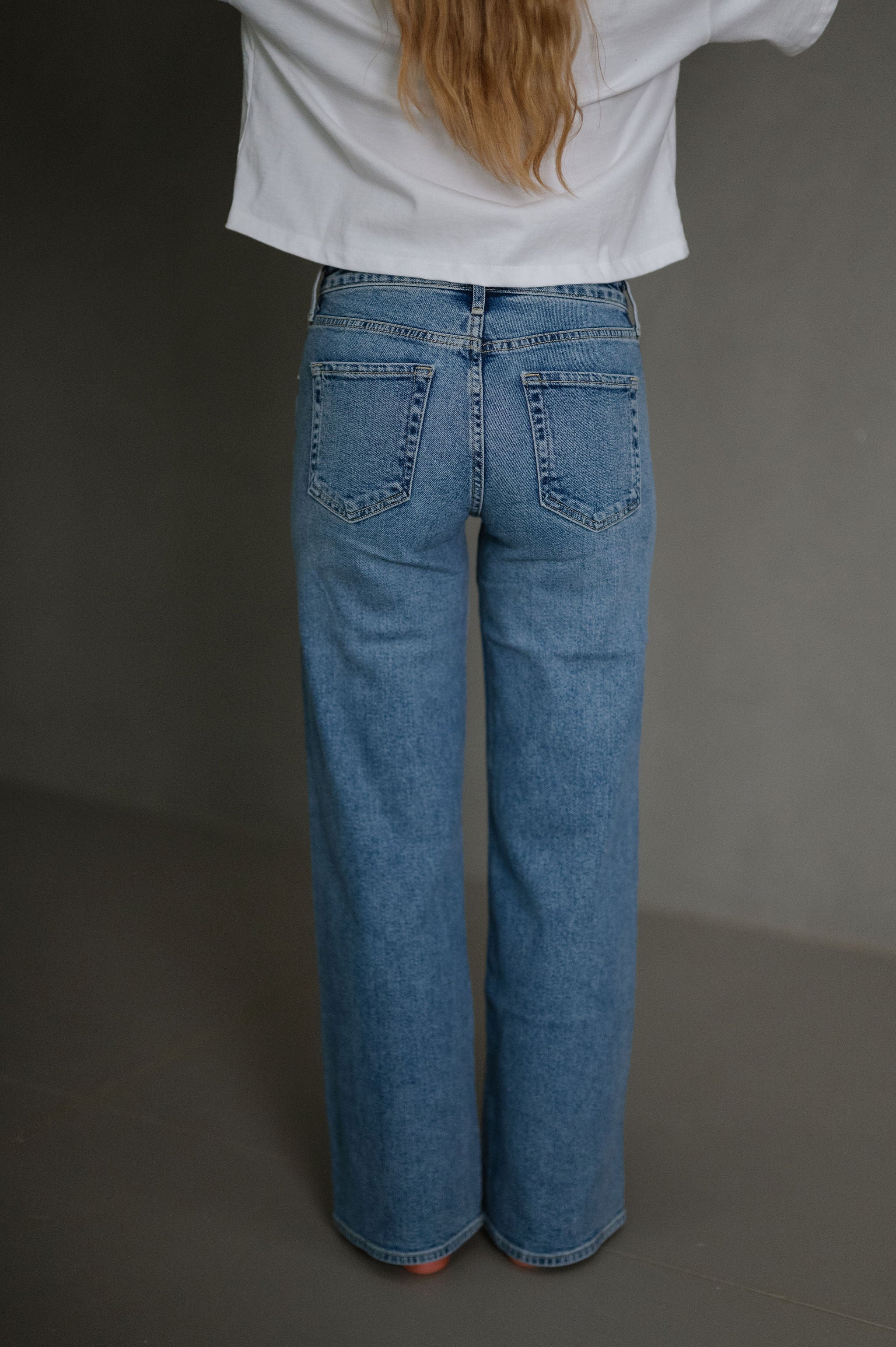 Culver Straight Leg Jeans-Medium Wash