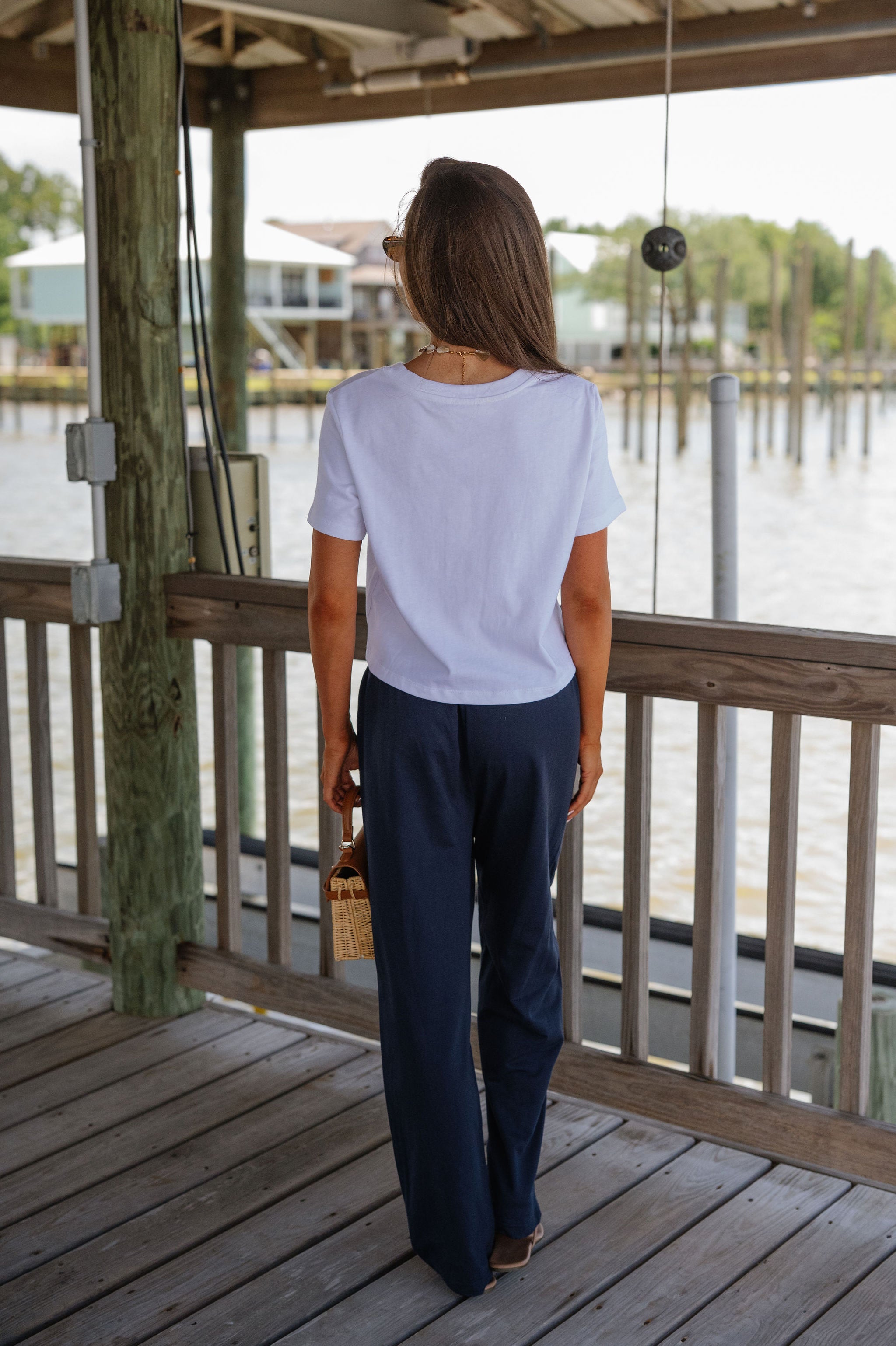 Everyday Crop Tee -White