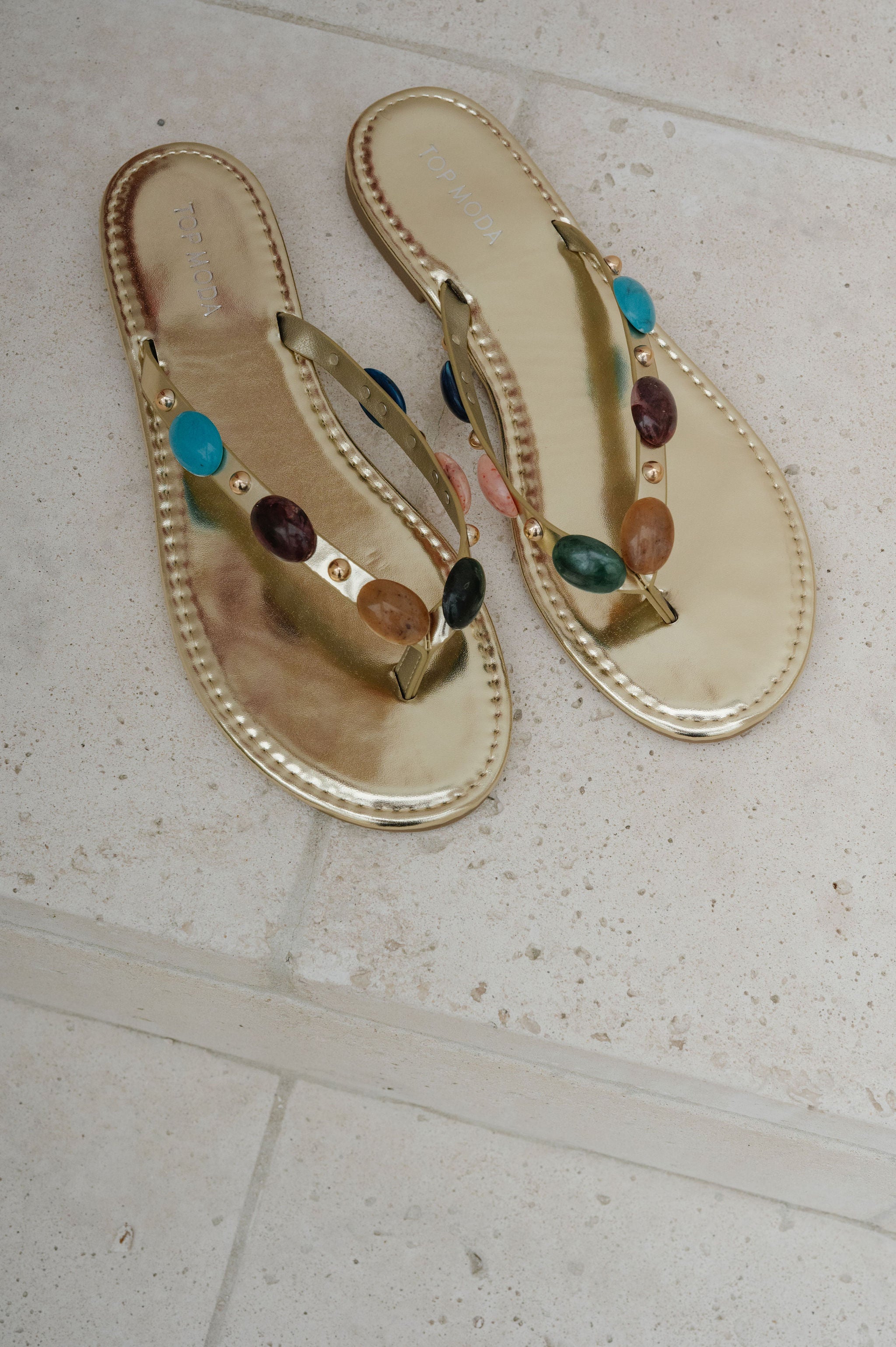 Aria Sandals-Gold