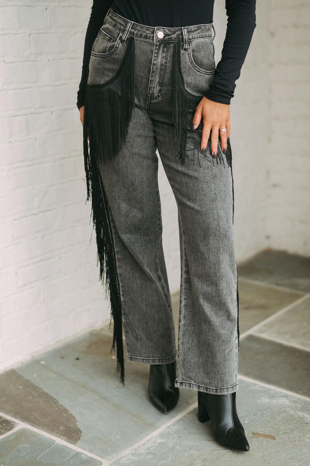 Tassel Accented Jeans