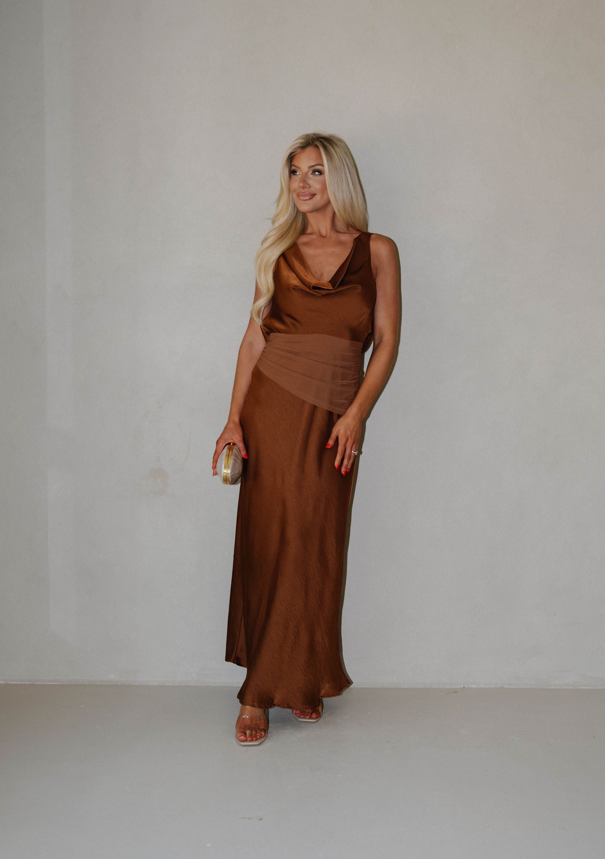 Bonnie Maxi Dress-Cocoa
