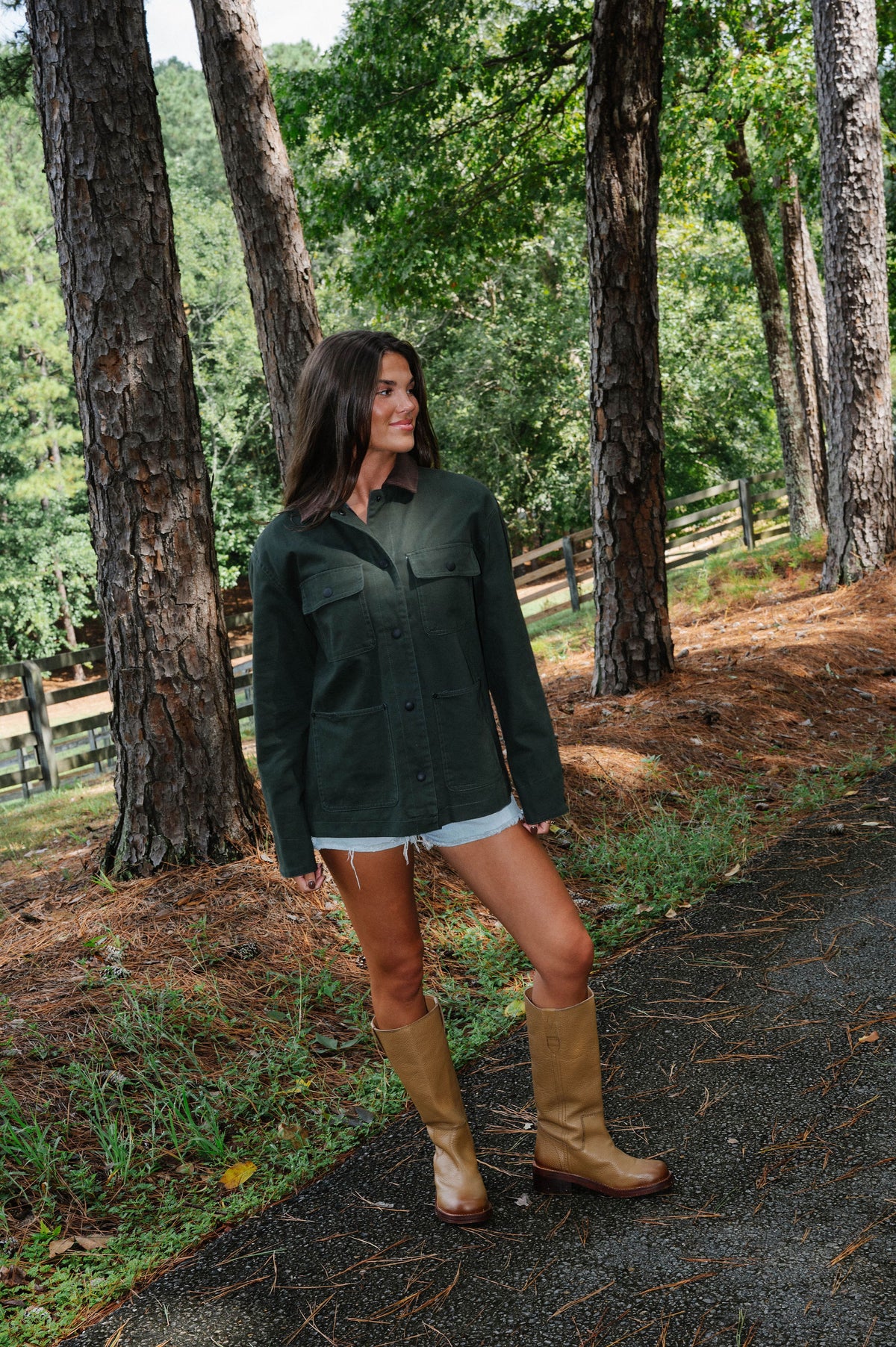 Martingale Jacket-Pine