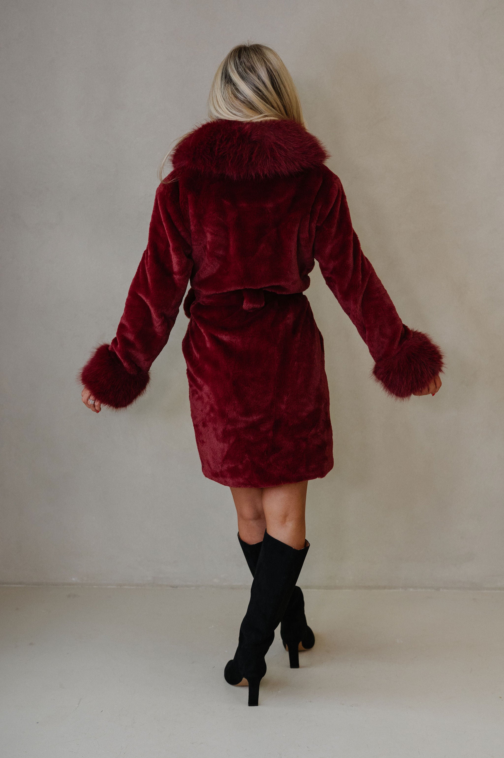 Vivienne Coat-Burgundy