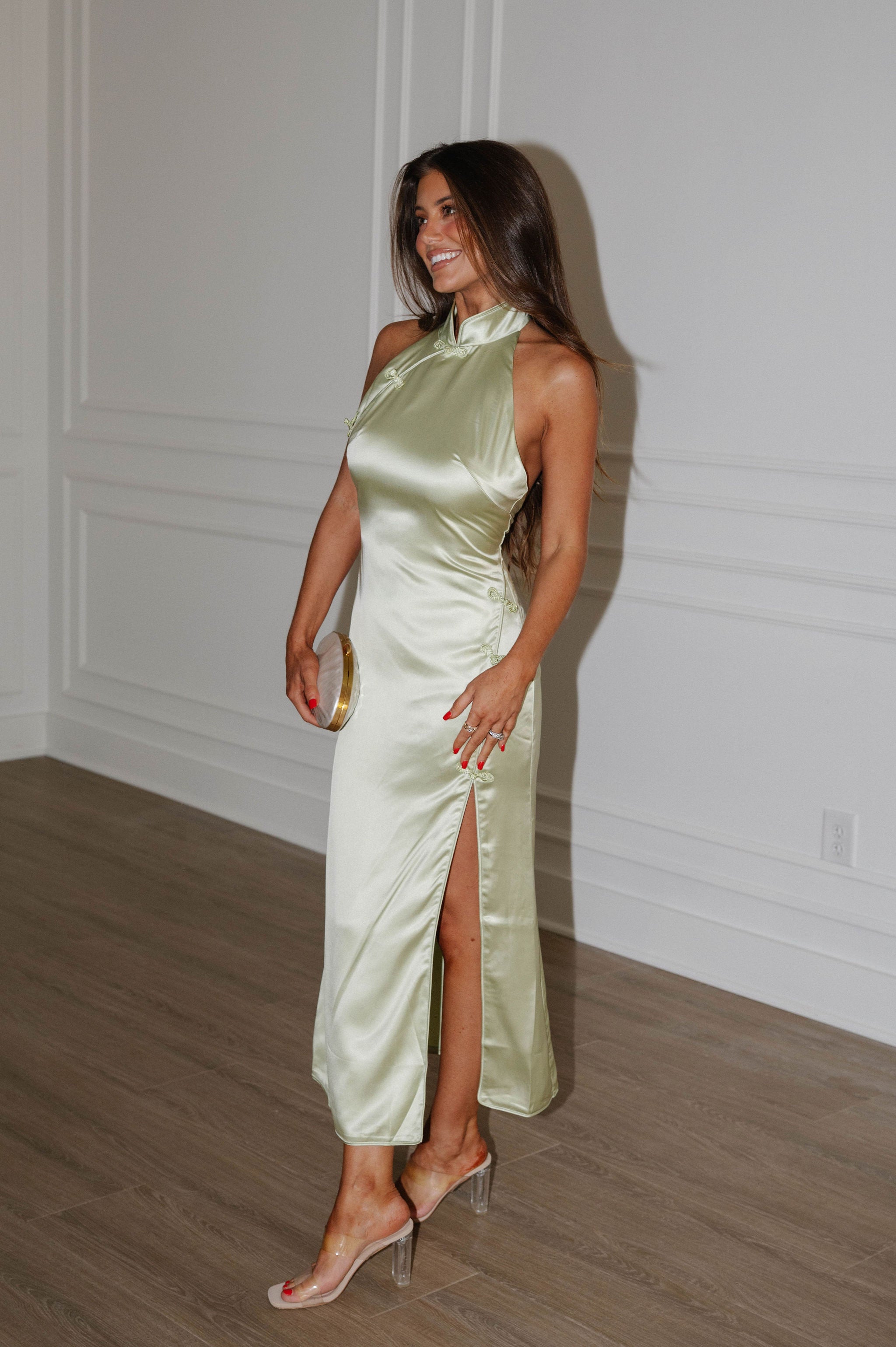 Pressley Maxi Dress-Sage