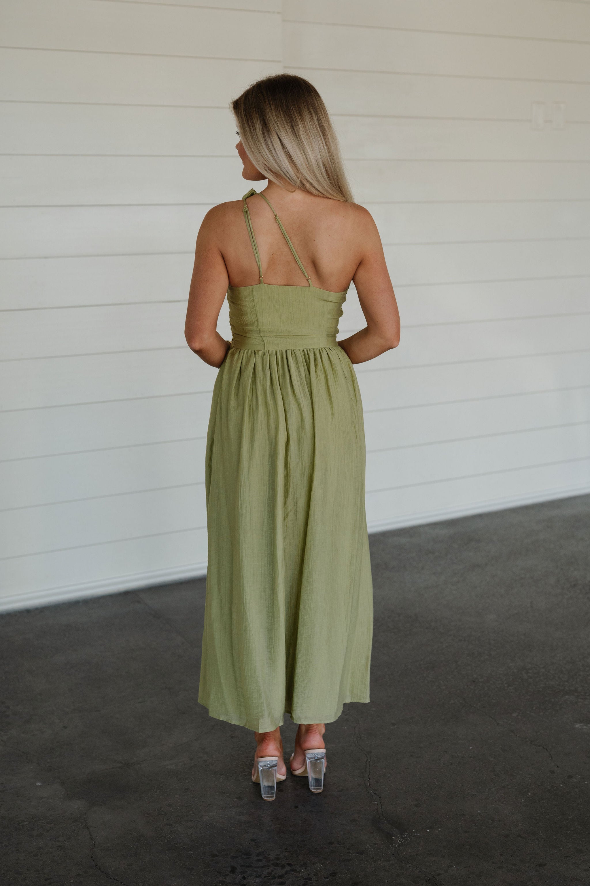 Rooney Maxi Dress-Olive