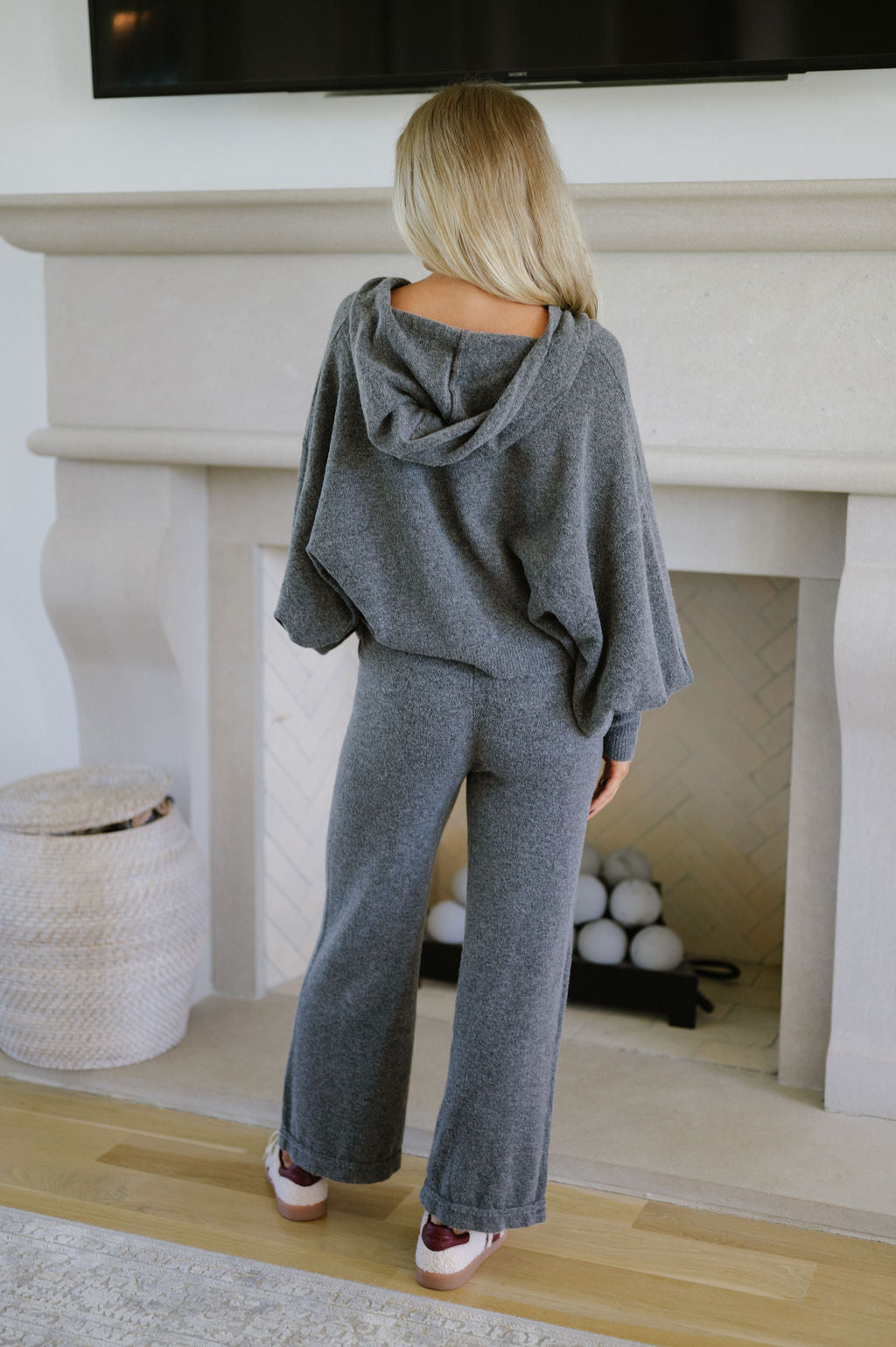 Hannah Cozy Set-Grey