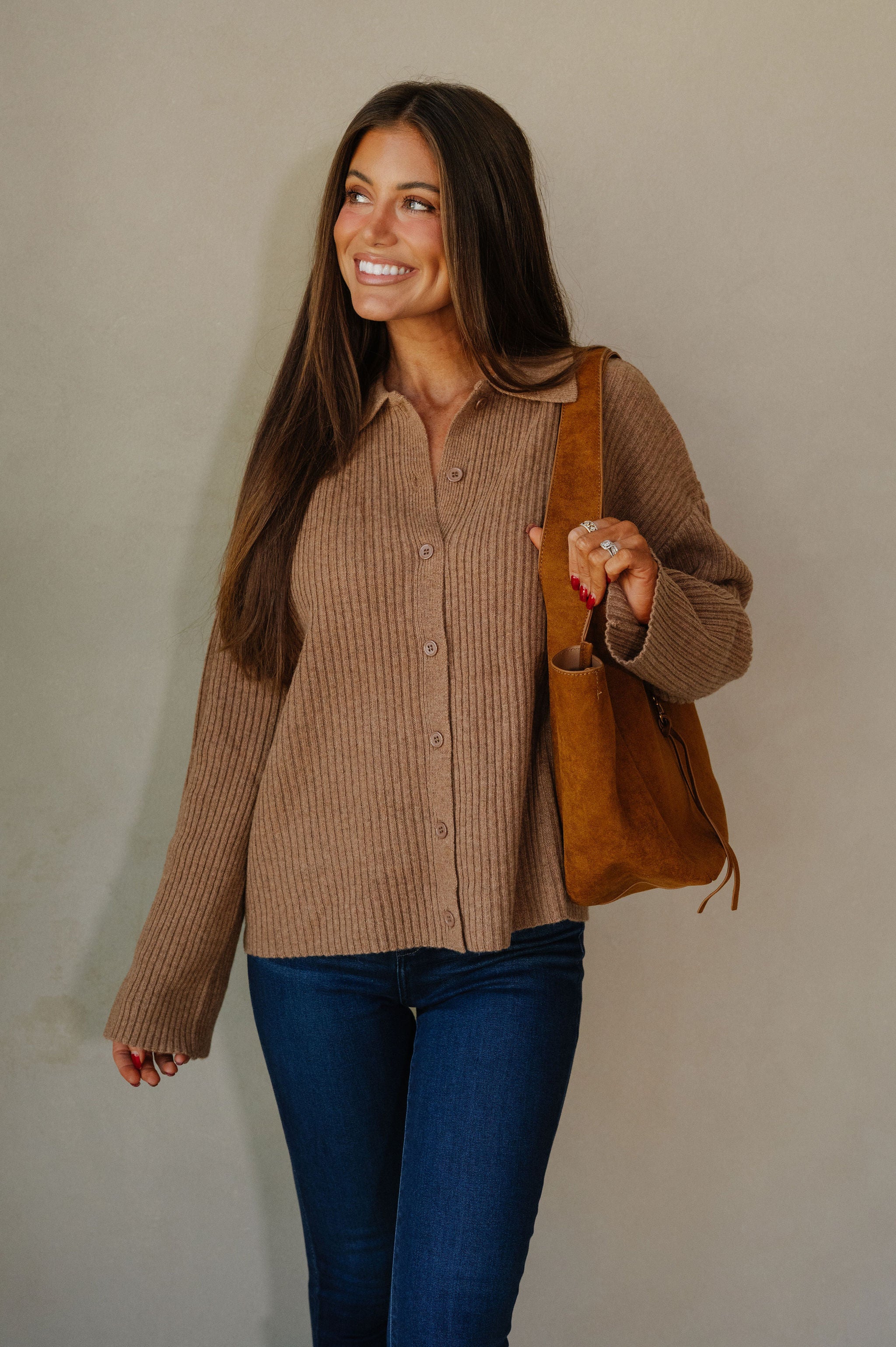 Brooks Knit Sweater-Mocha