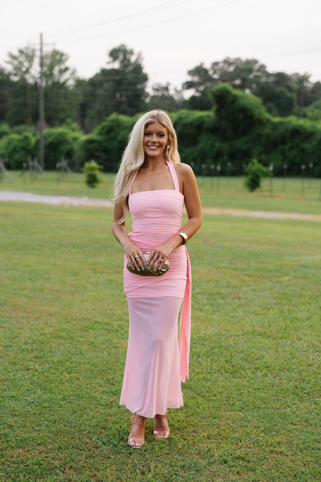 Luca Dress-Pink