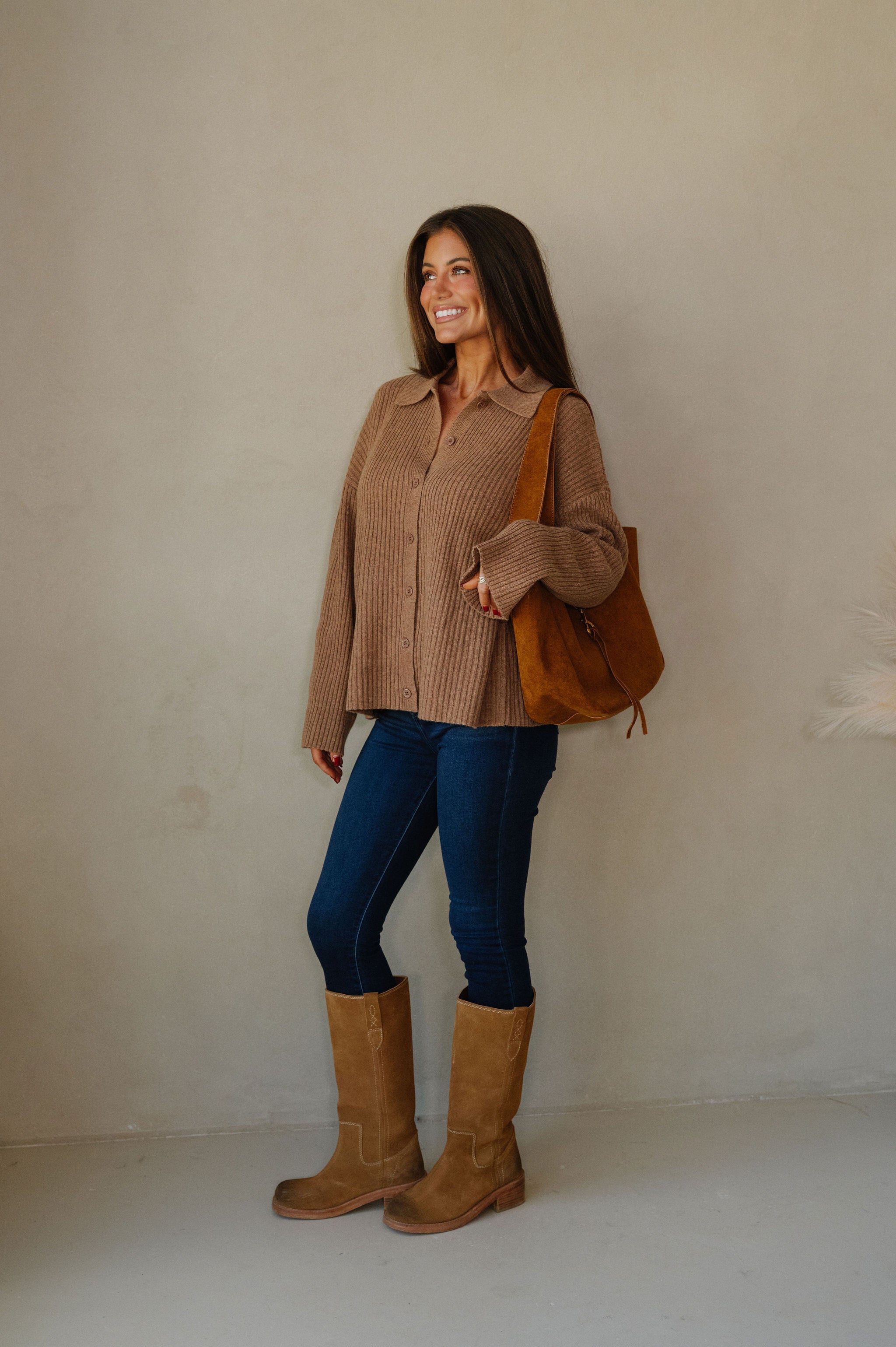 Brooks Knit Sweater-Mocha