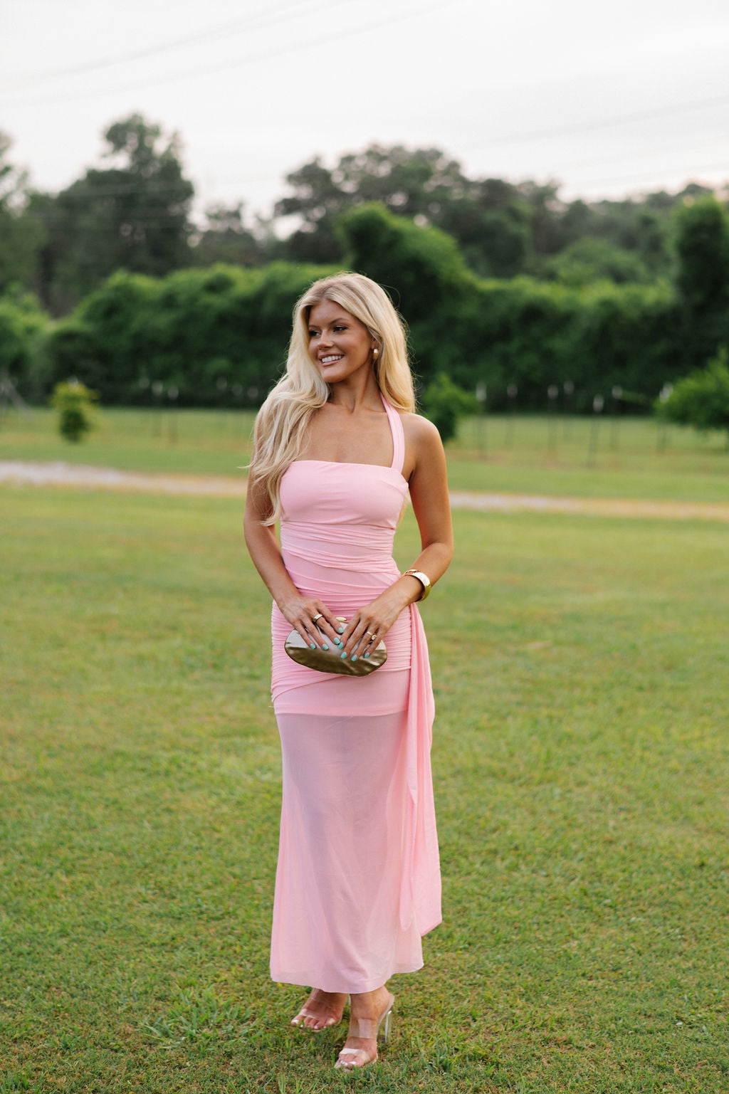 Luca Dress-Pink