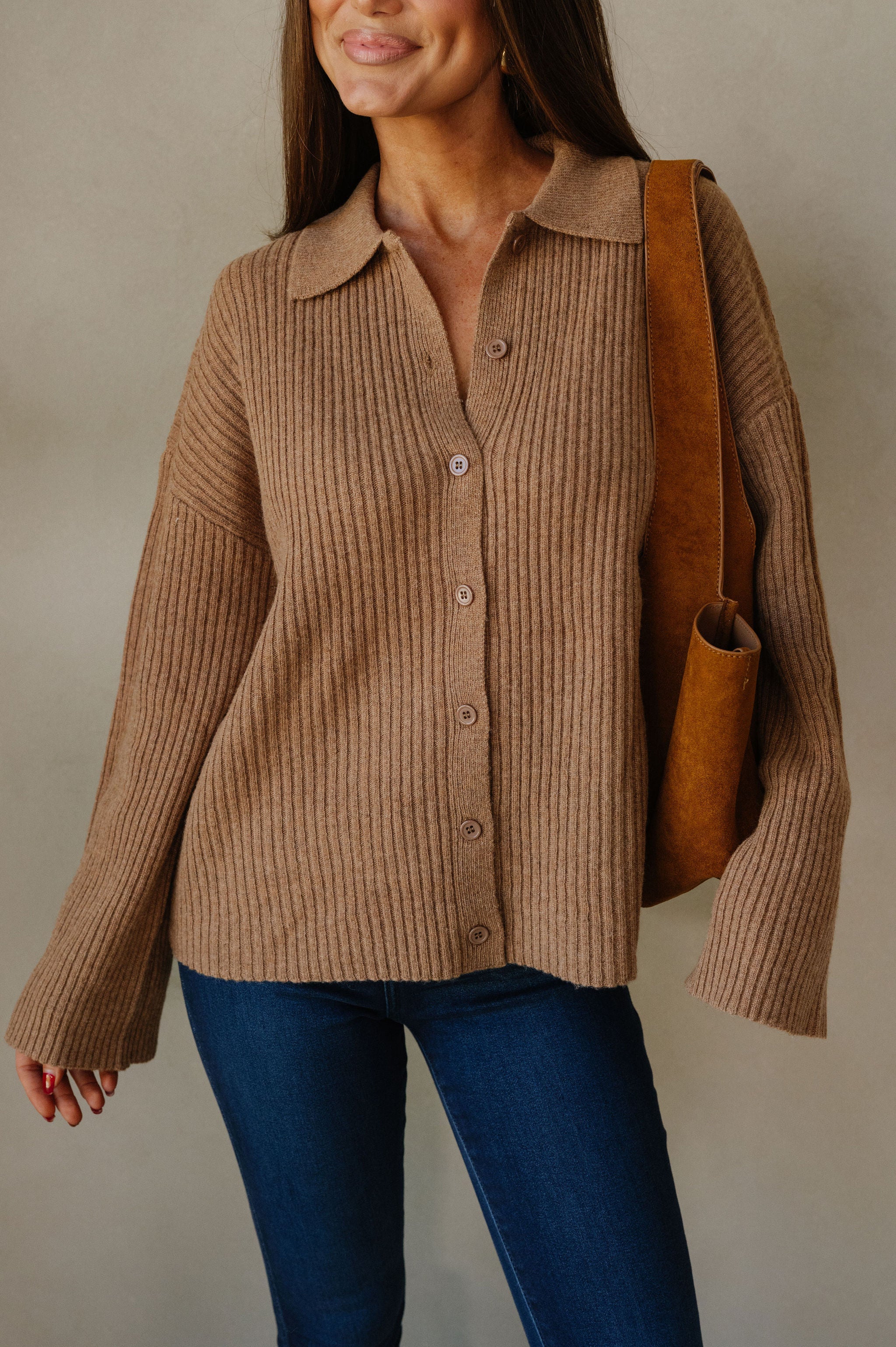 Brooks Knit Sweater-Mocha