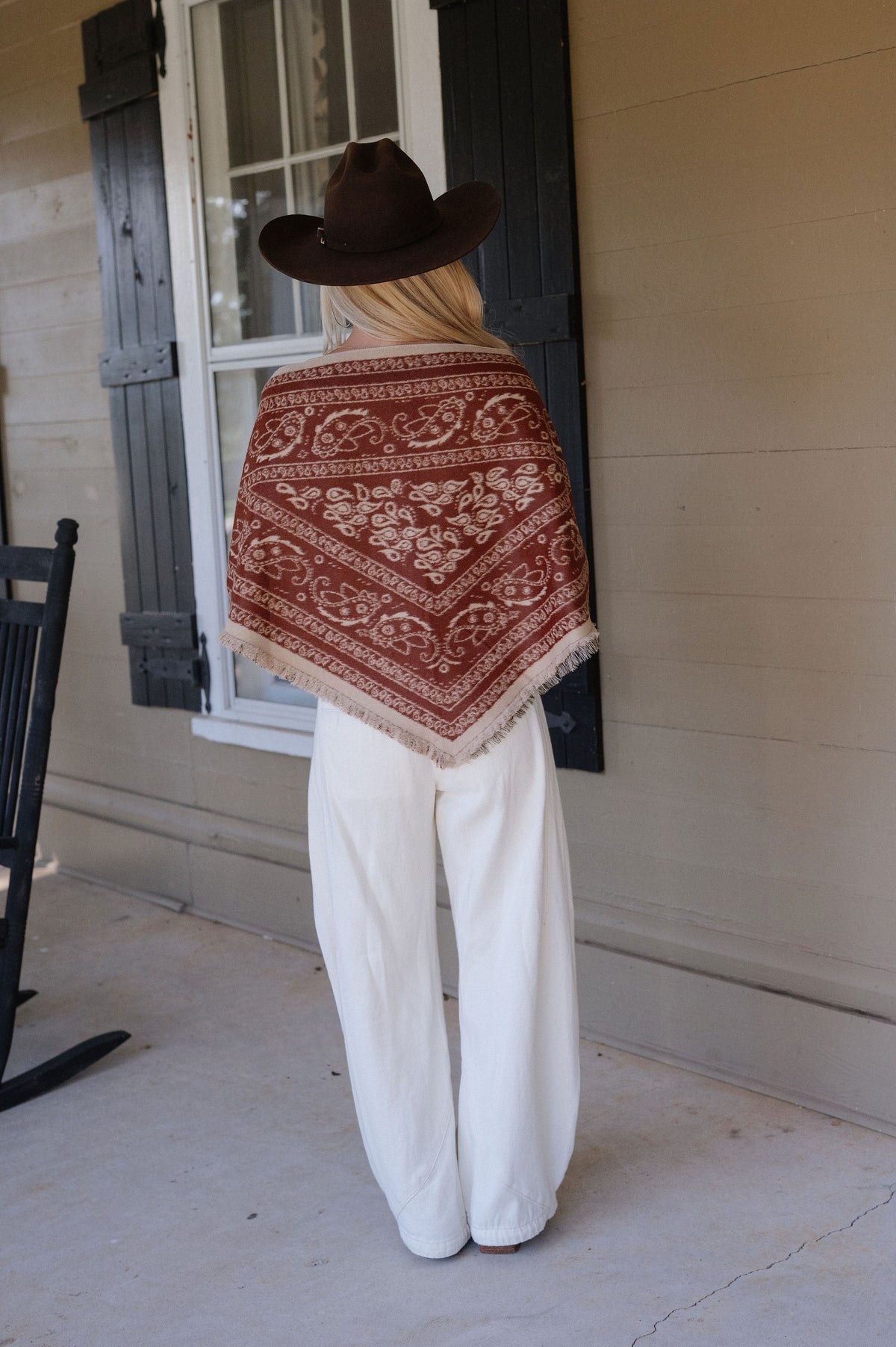 Lennon Fringe Scarf-Cinnamon
