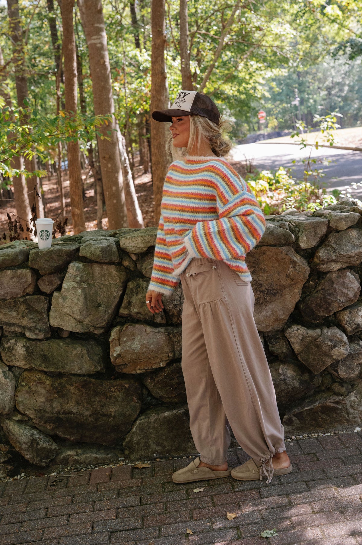 Darcy Wide Leg Cinch Pants-Golden Taupe