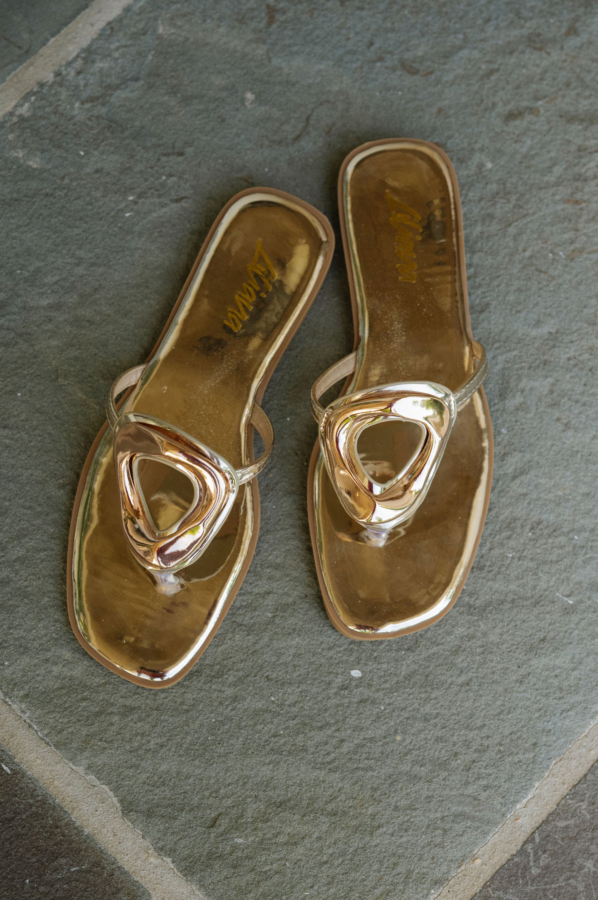 Eva Sandals-Gold