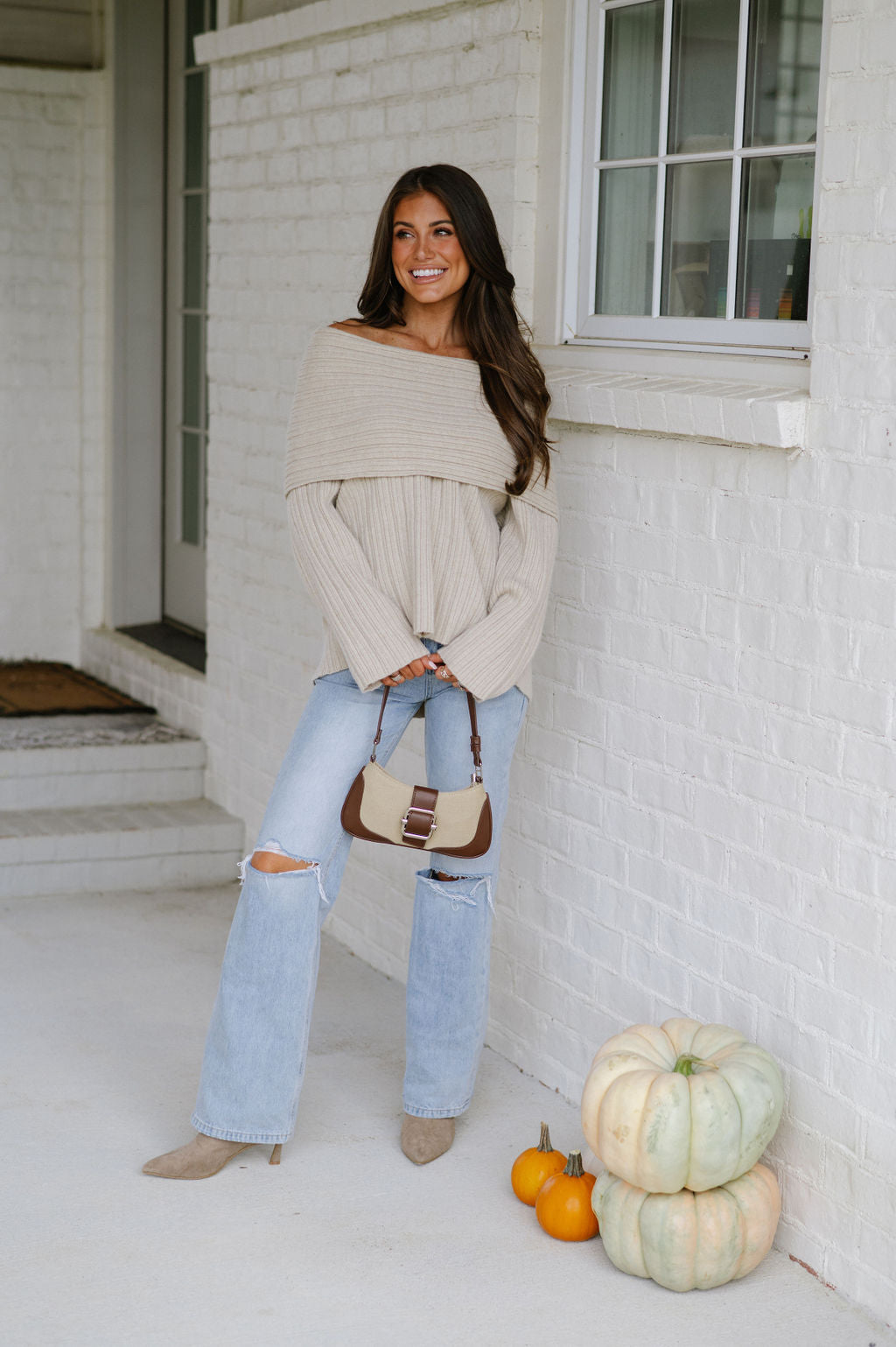 OTS Oversized Sweater-Beige