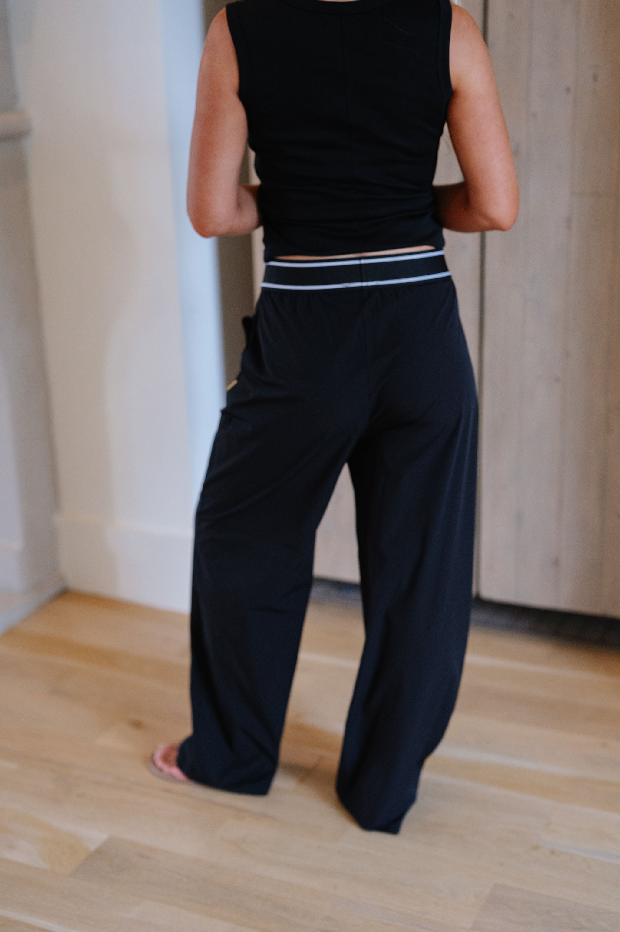 Hayley Track Pants-Black