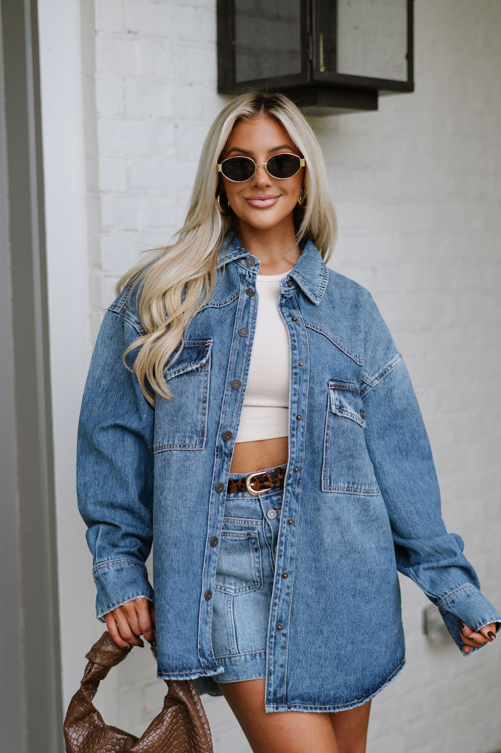 Oversized Denim Shirt