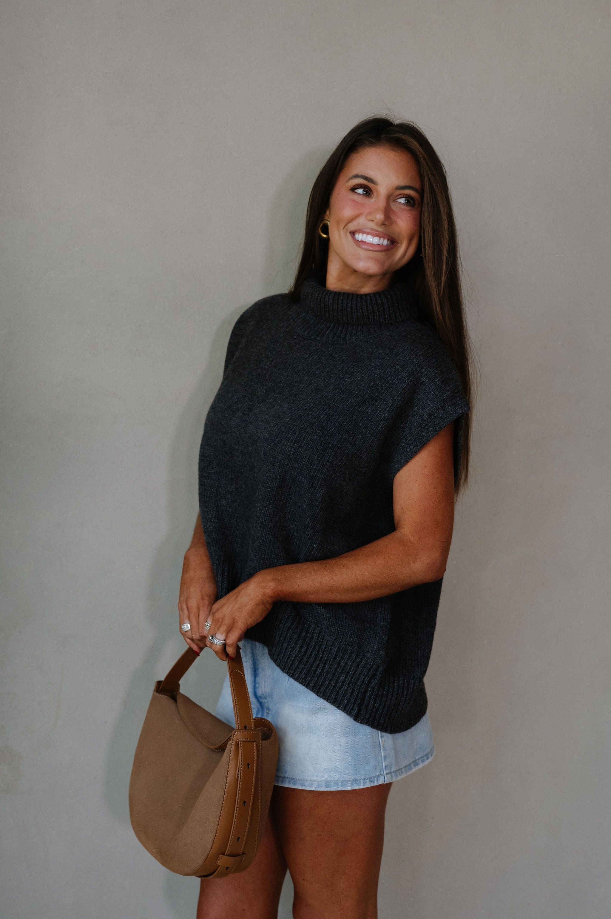 Gracelyn Sweater-Charcoal