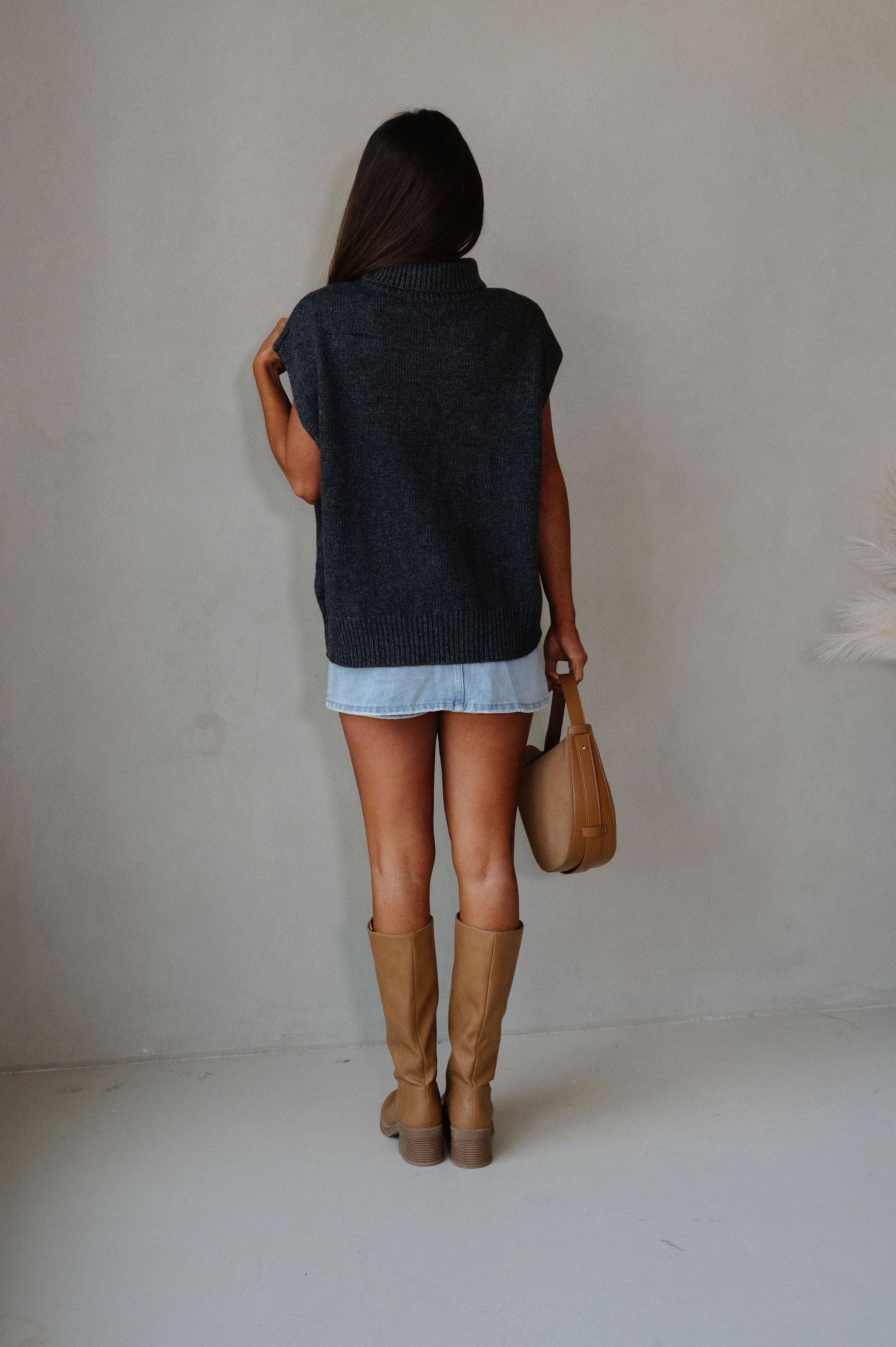 Gracelyn Sweater-Charcoal