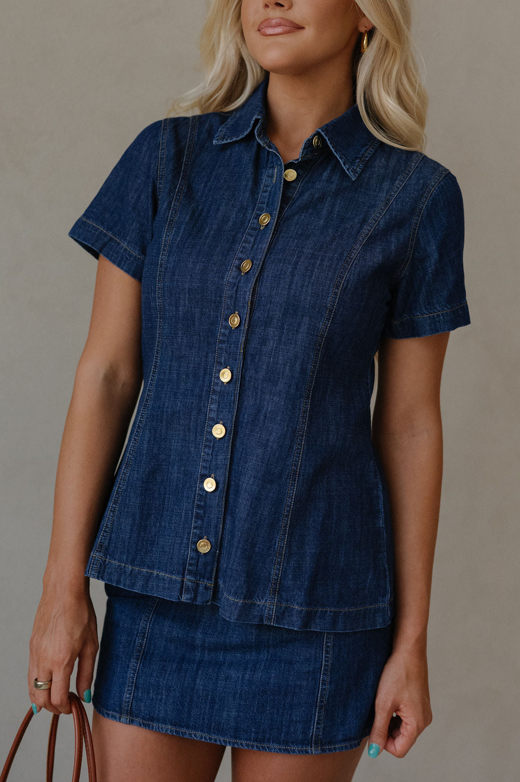 Bailey Denim Skirt Set