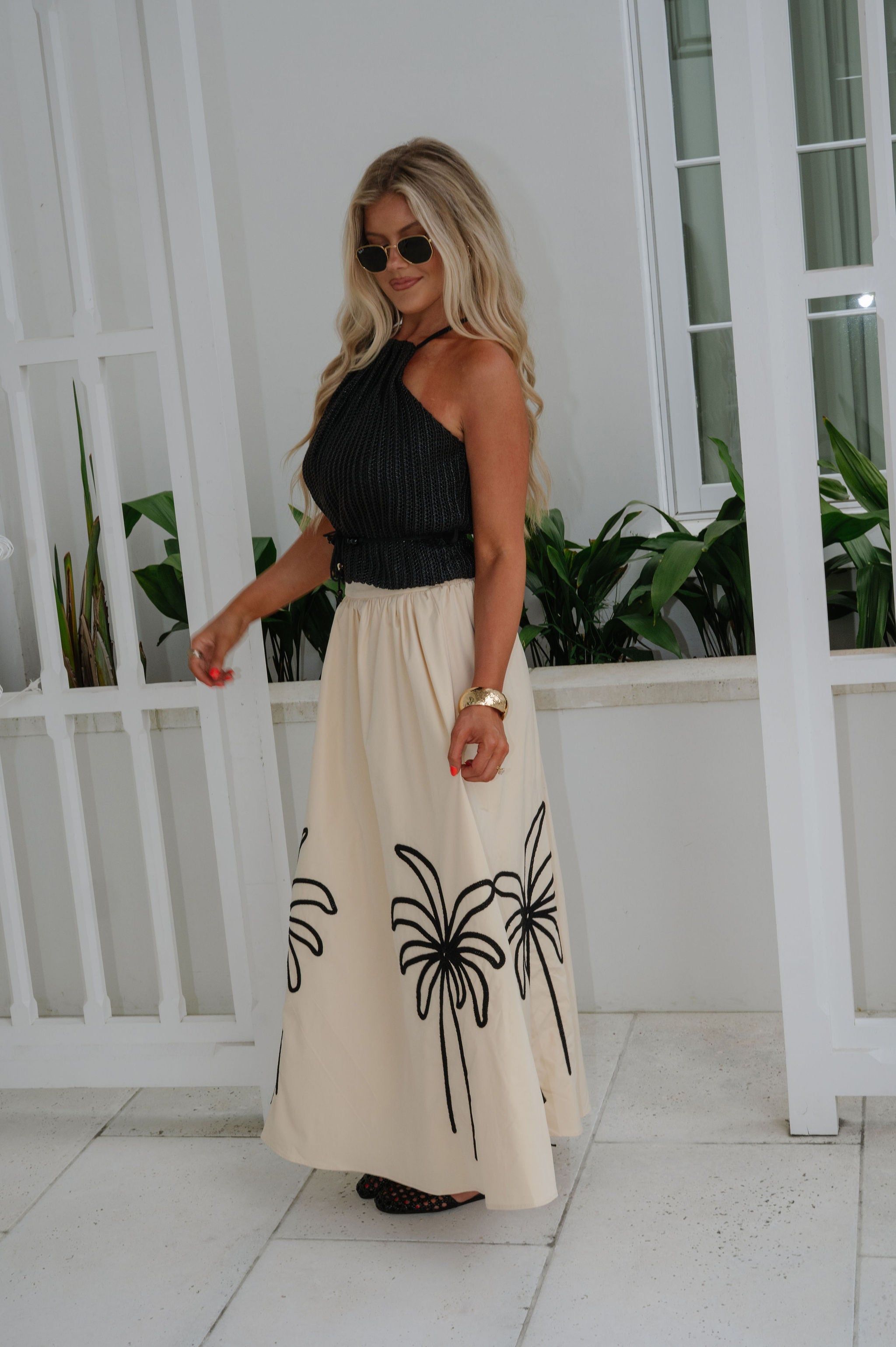 Dixie Skirt Set-Khaki
