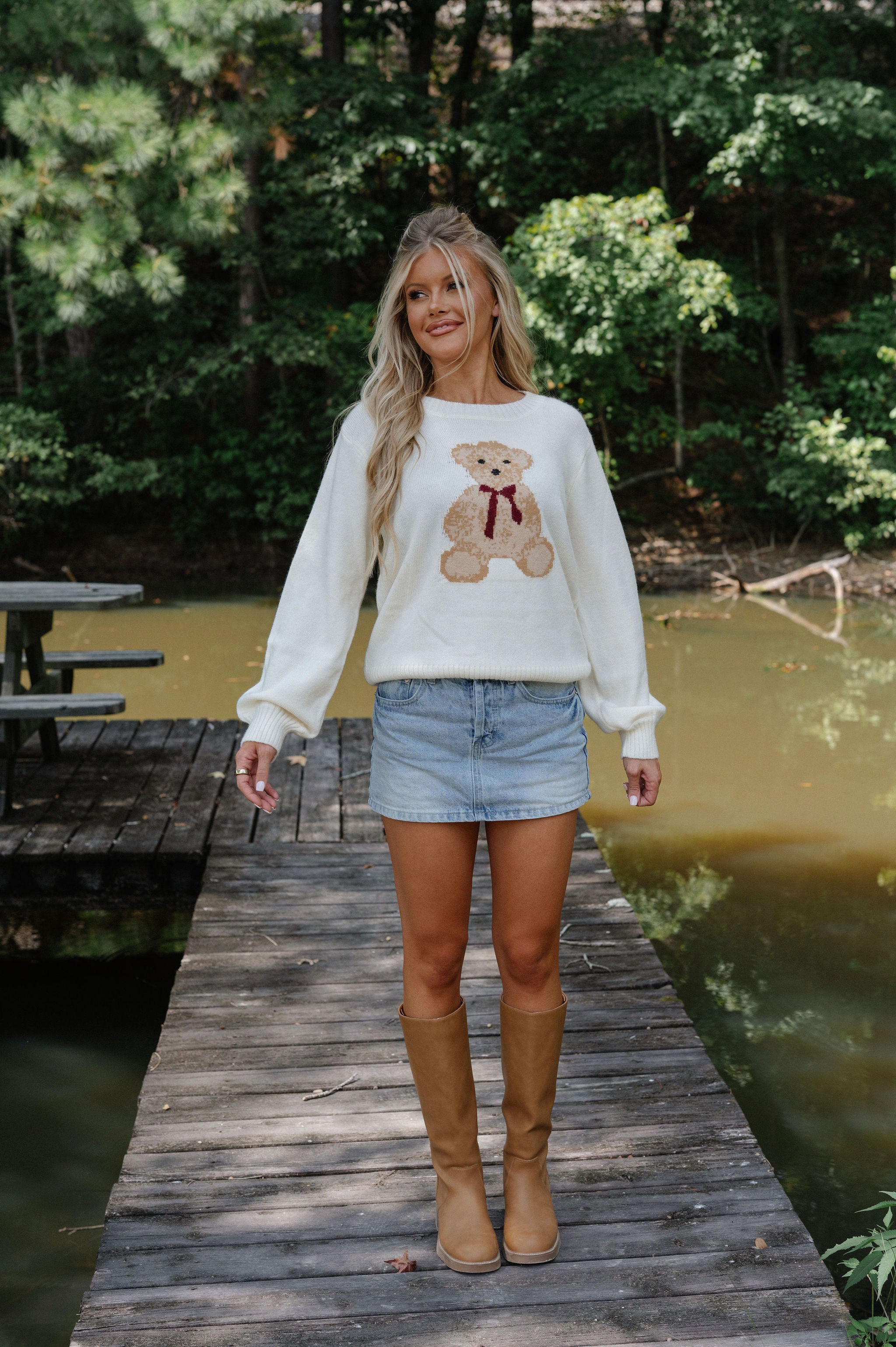 Teddy Sweater-Ivory