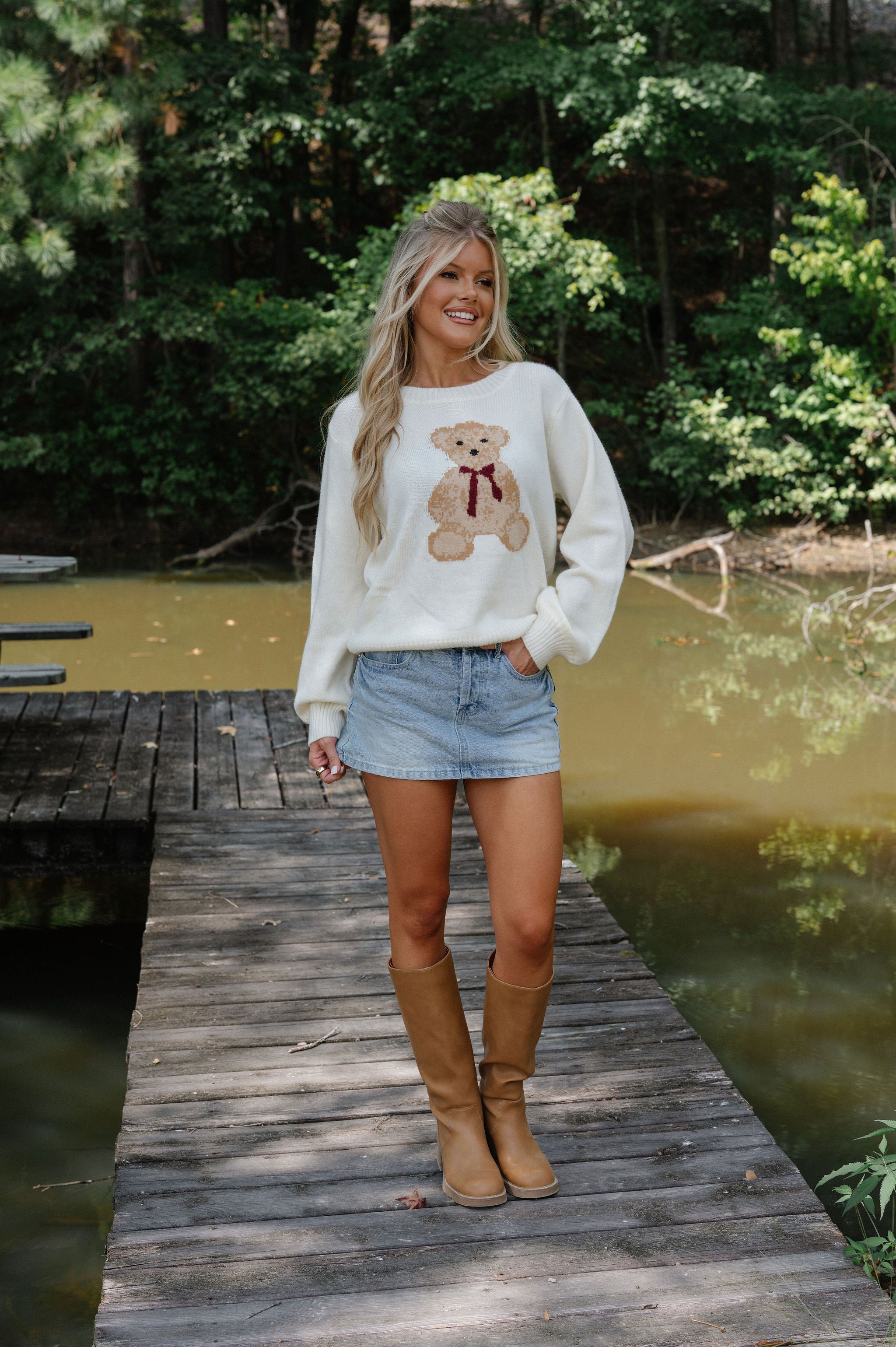 Teddy Sweater-Ivory